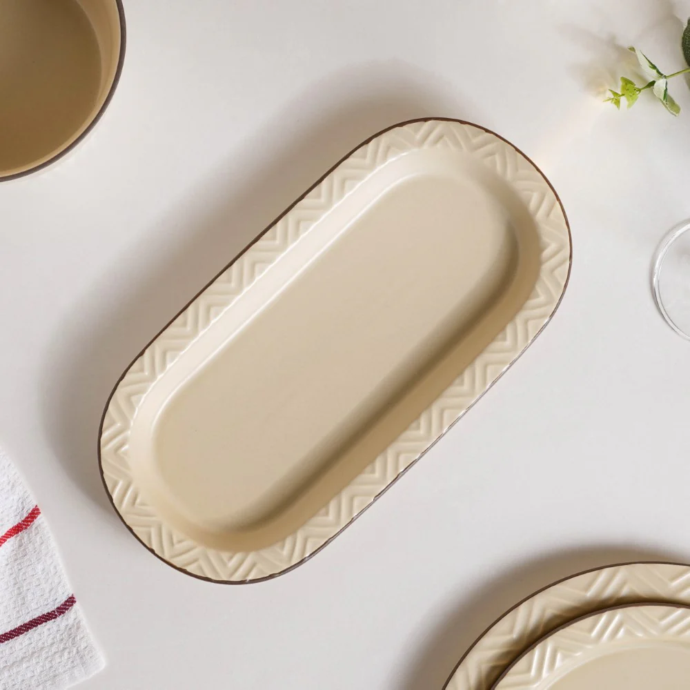 Serenity White 36 Piece Dinner Set For 6 - Image 11