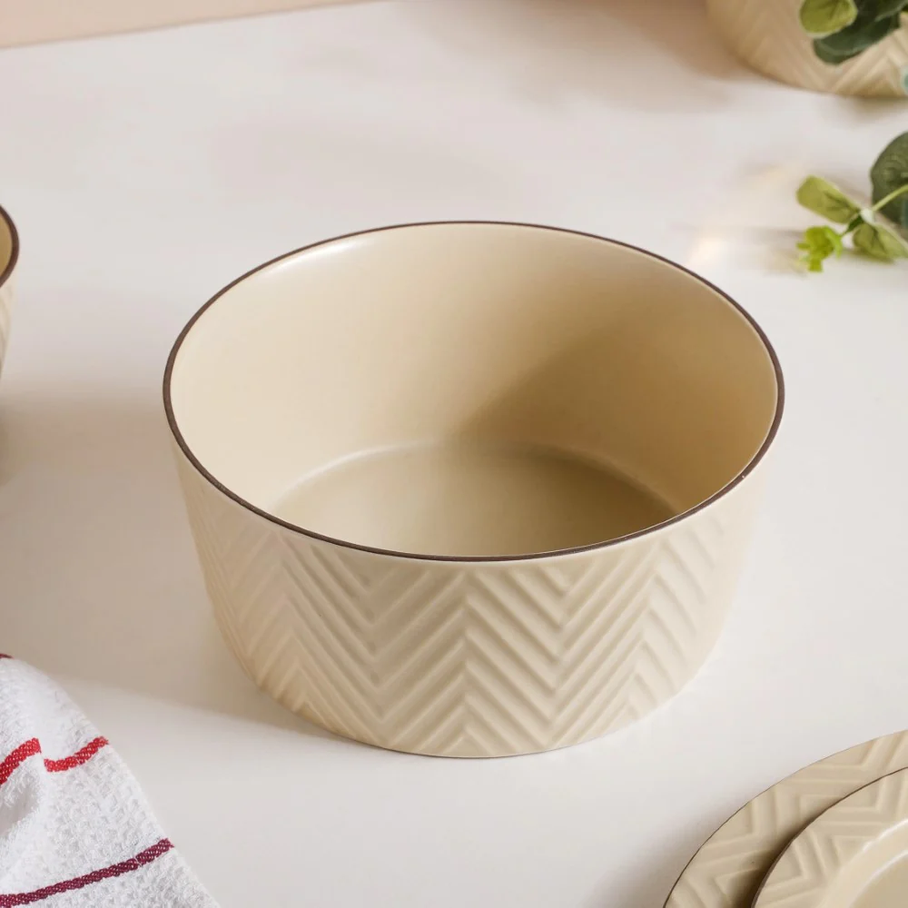 Serenity White 36 Piece Dinner Set For 6 - Image 16