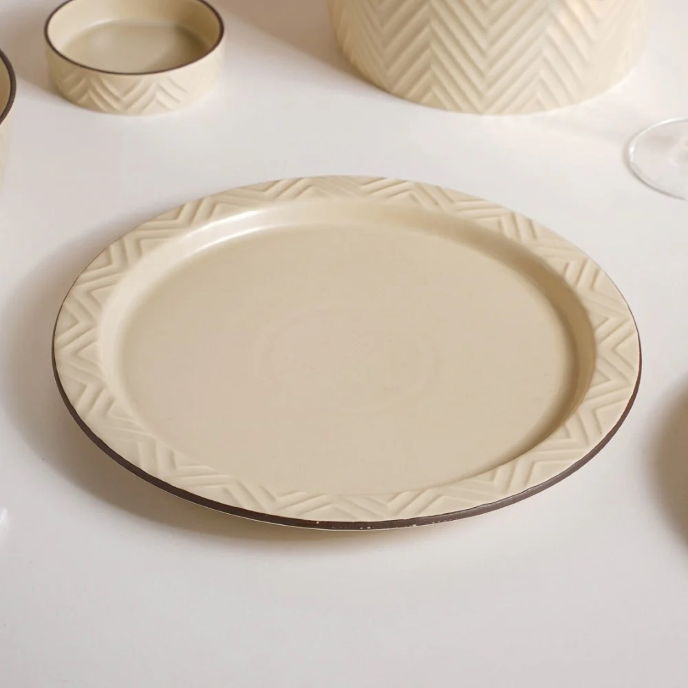 Serenity White 36 Piece Dinner Set For 6 - Image 6