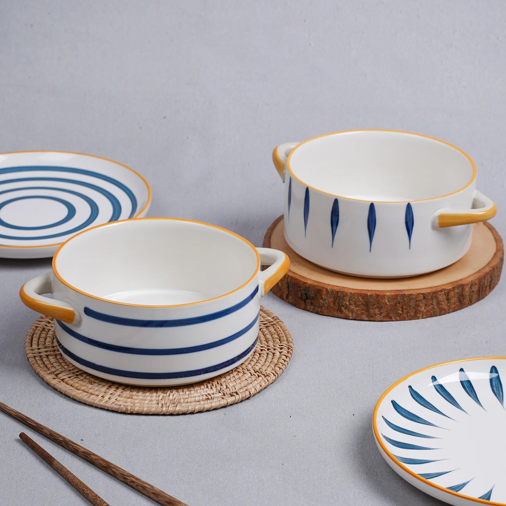 Serving Bowl With Handles Nitori