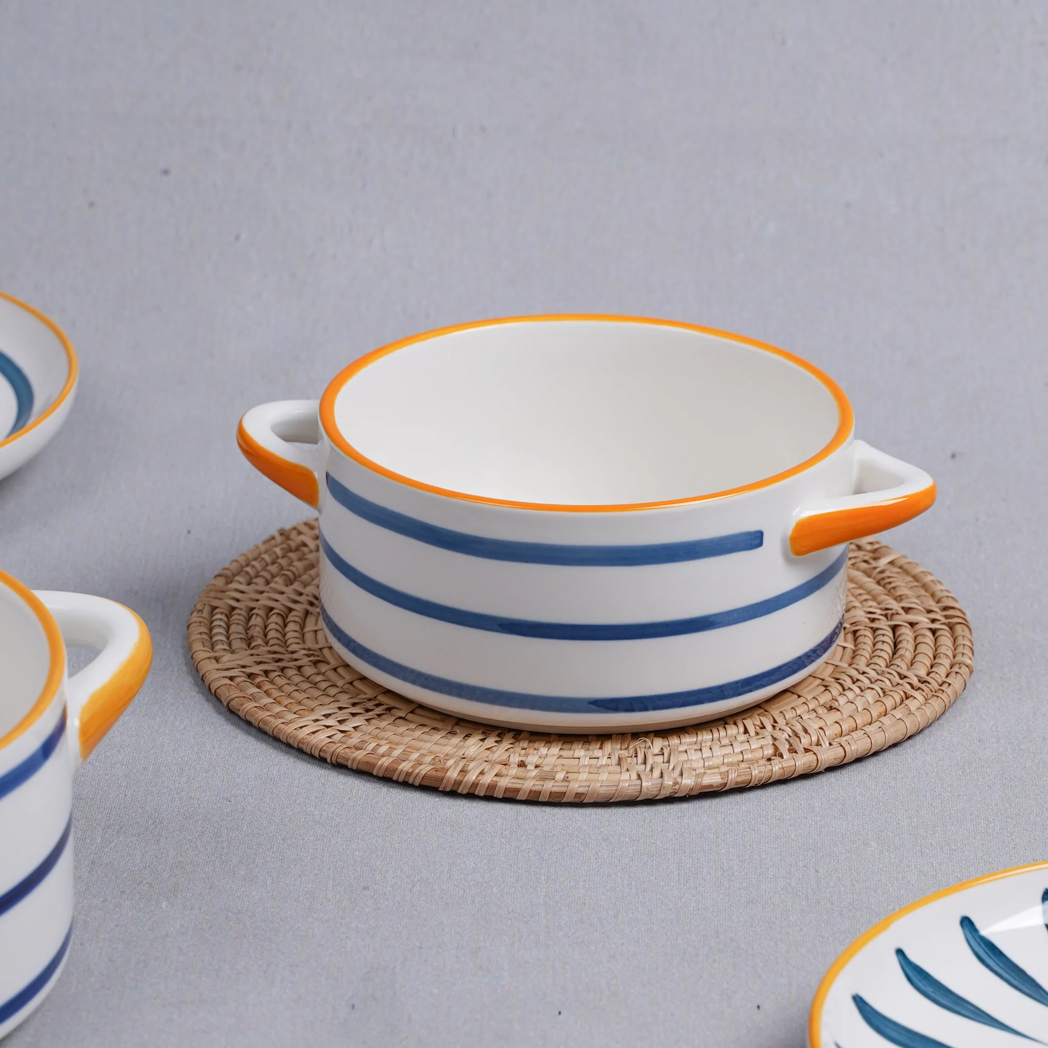 Serving Bowl With Handles Nitori Small