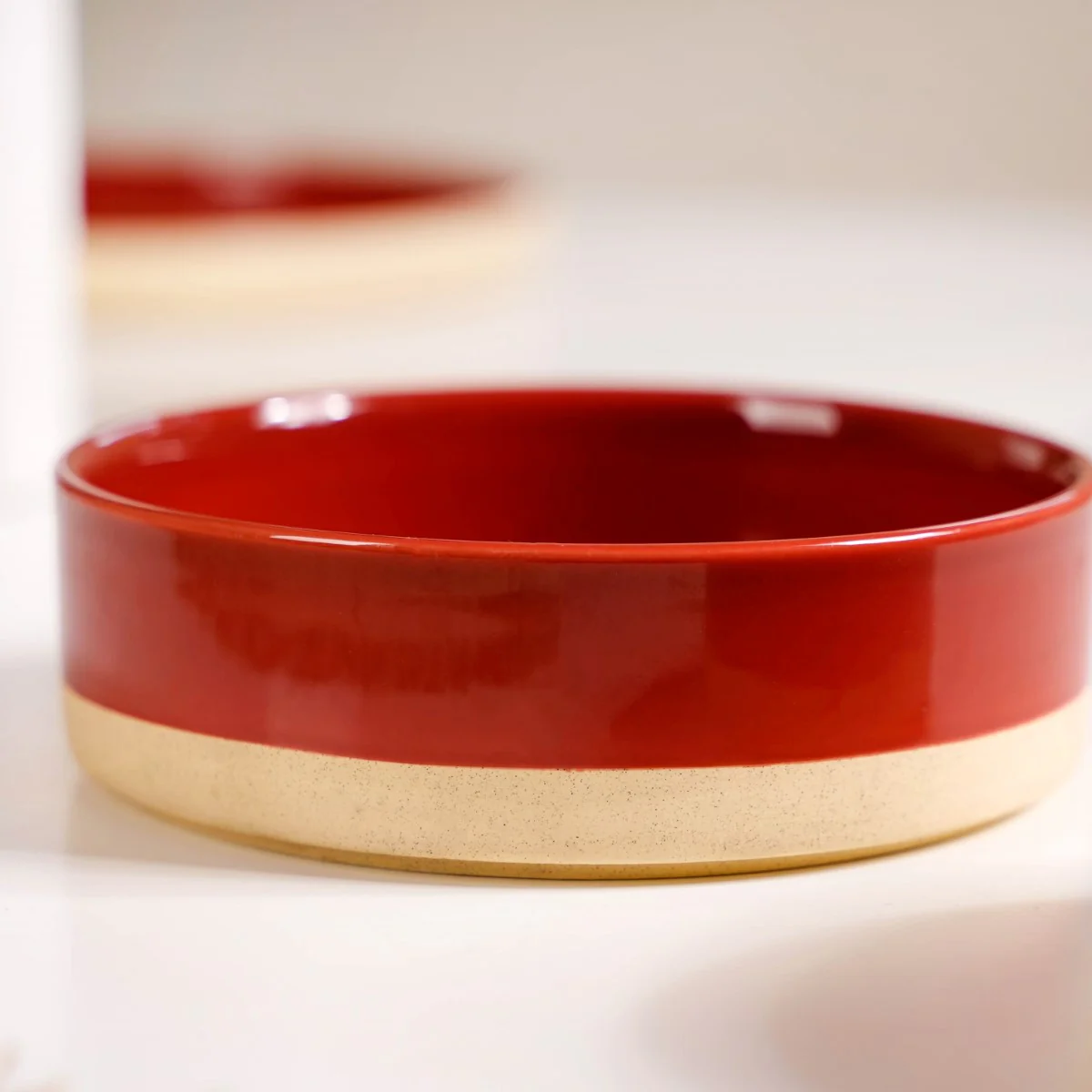 Serving Bowls Amber Clay Set Of 2 Small 500ml - Image 6