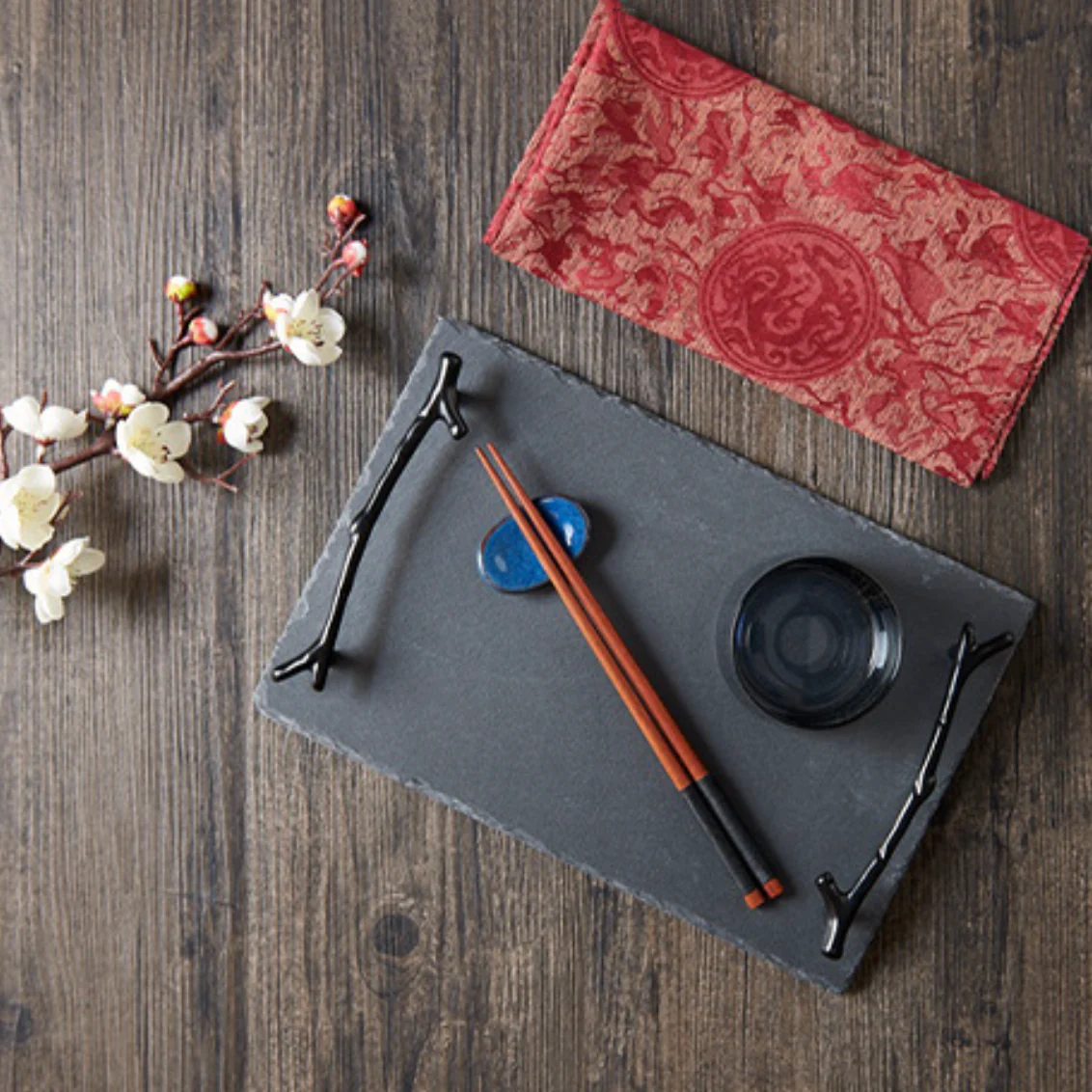 Serving Tray With Twig Handle - Image 7
