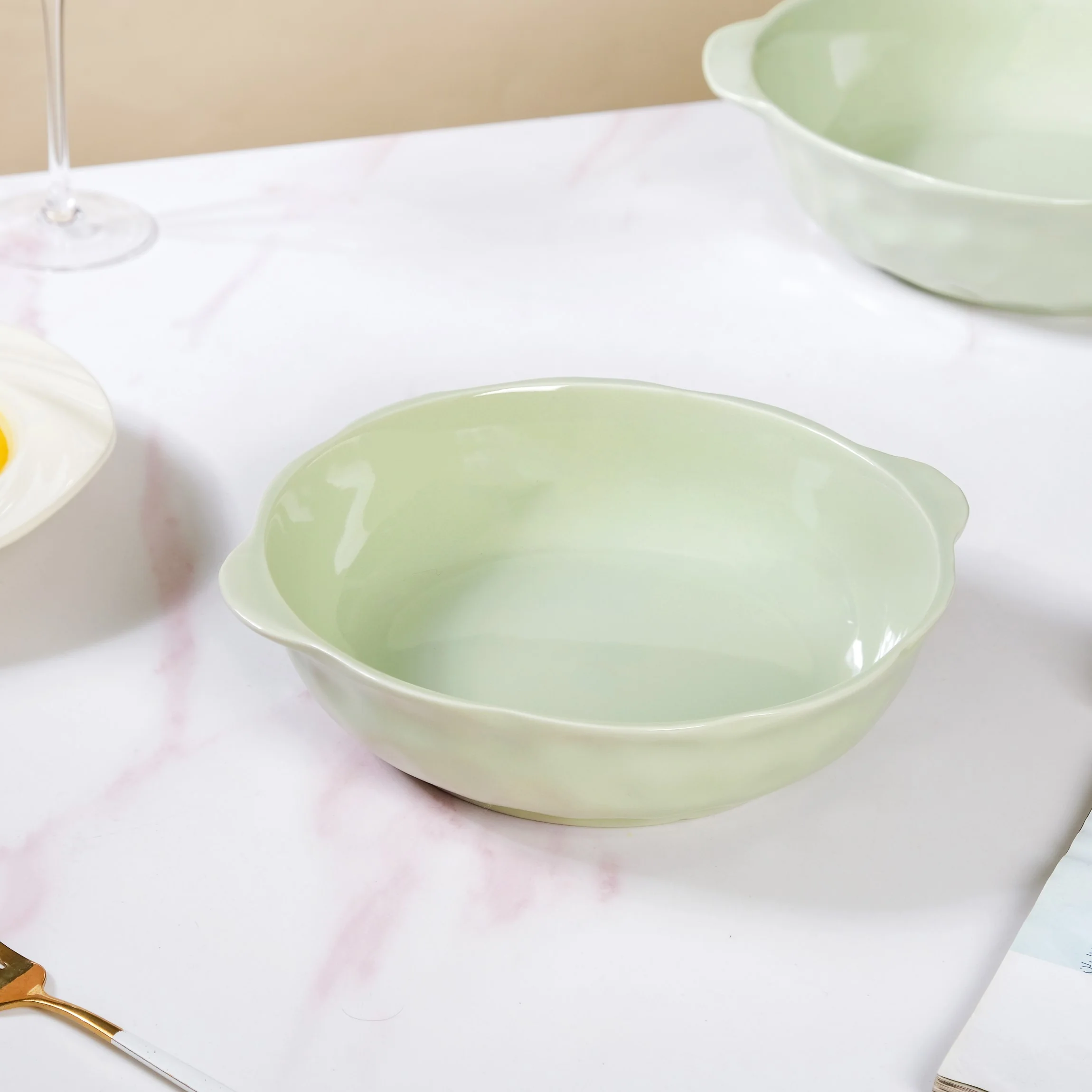 Set Of 2 Ceramic Dishes For Baking And Serving - Image 9