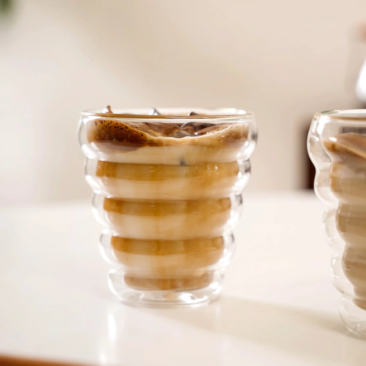 Set Of 2 Double Wall Glass Tumblers 300ml - Image 7
