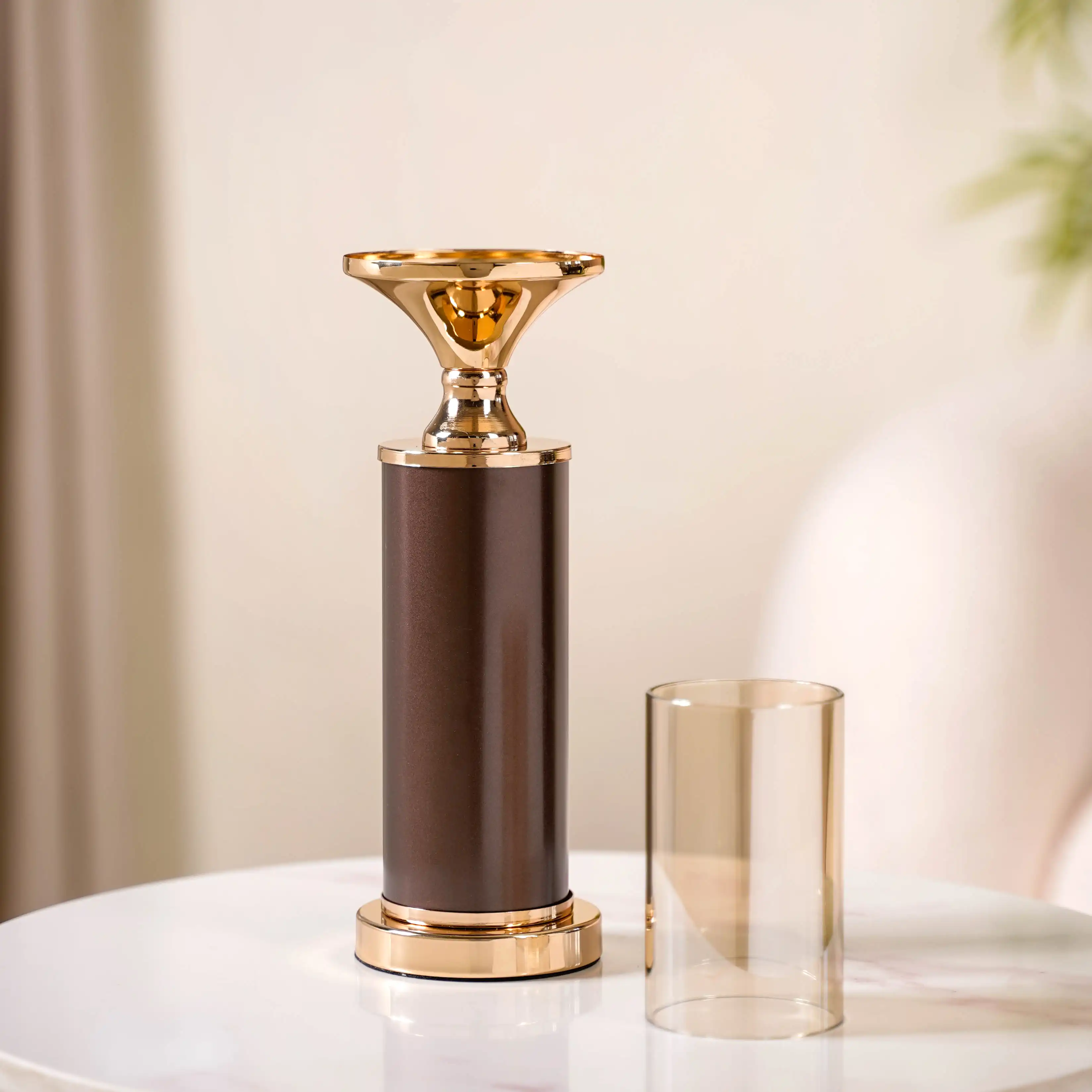 Set Of 2 Luxury Pillar Candle Holder - Image 11