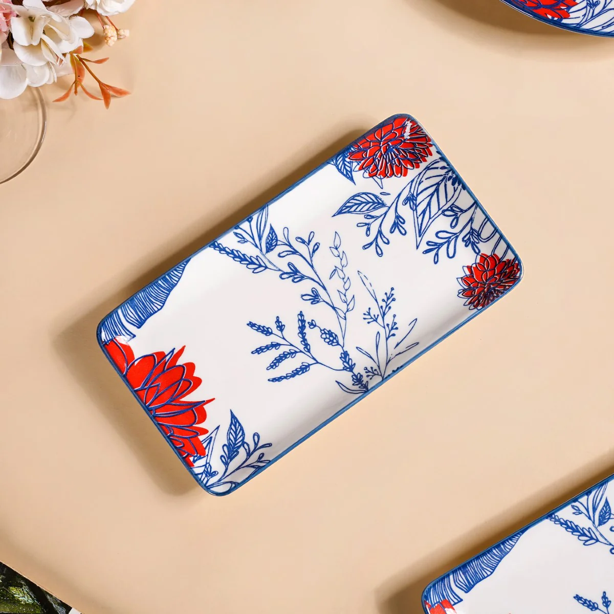 Set Of 2 Orient Snack Platters 8 Inch - Image 3