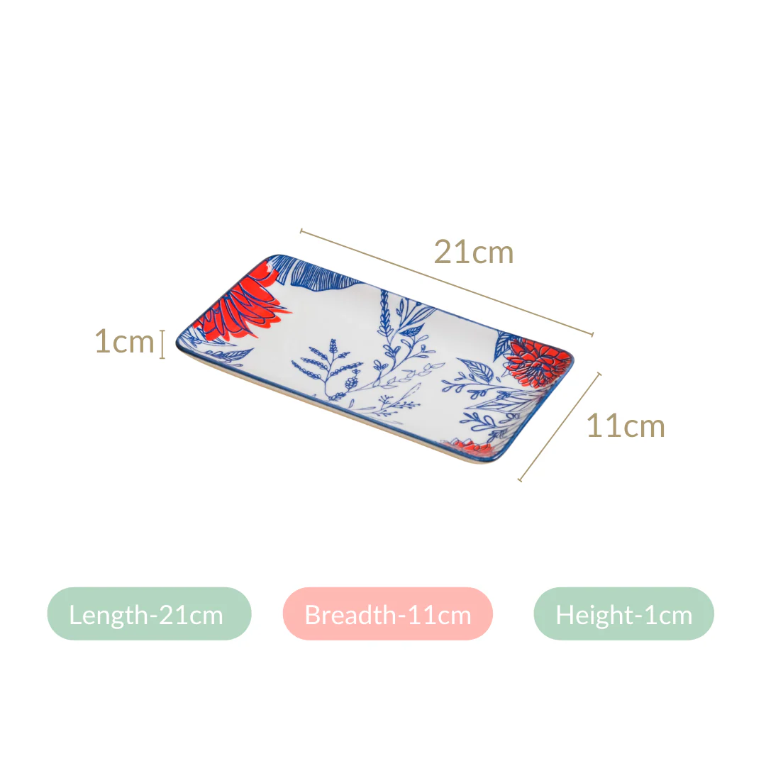 Set Of 2 Orient Snack Platters 8 Inch - Image 4