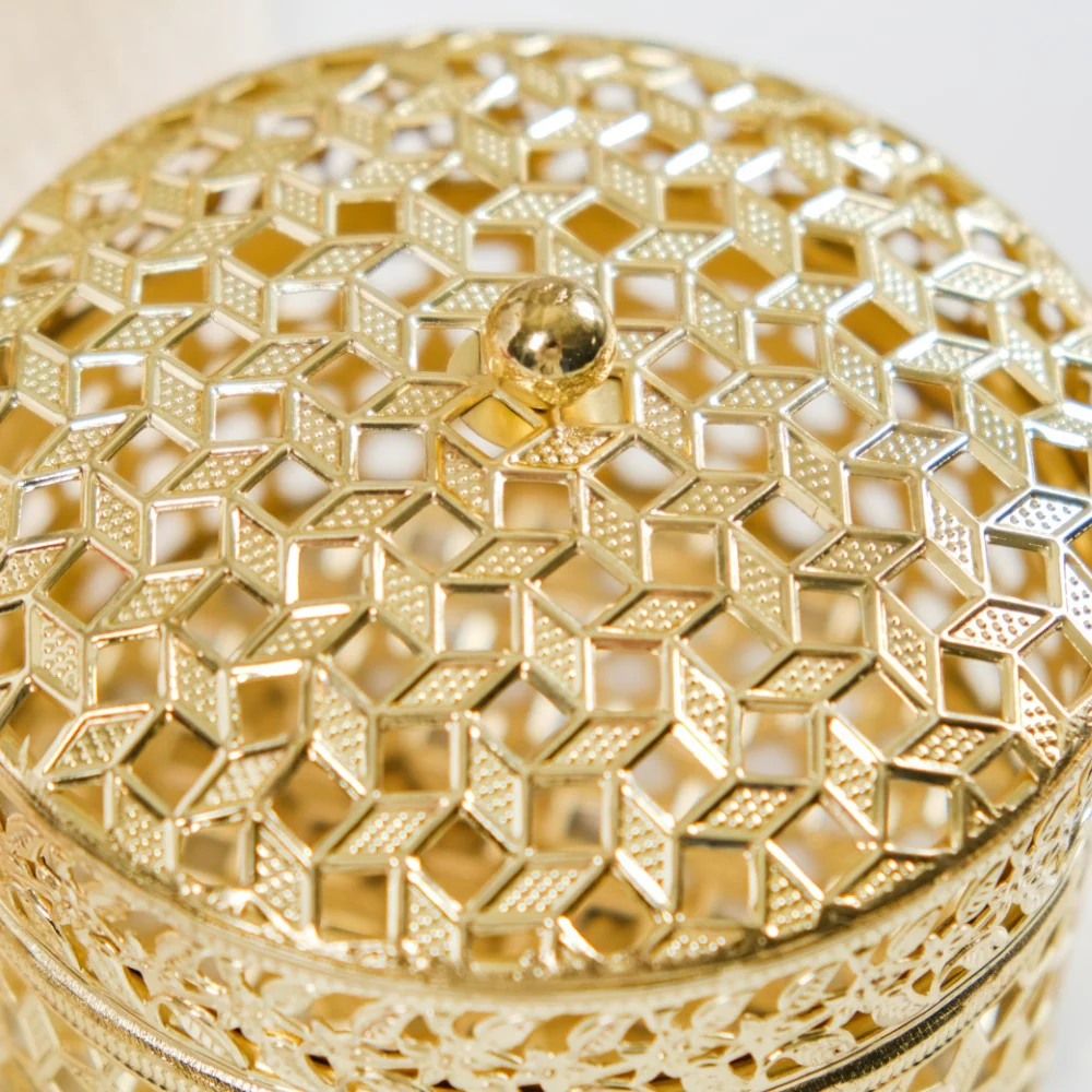 Set Of 2 Ornate Dry Fruit Box Gold - Image 9