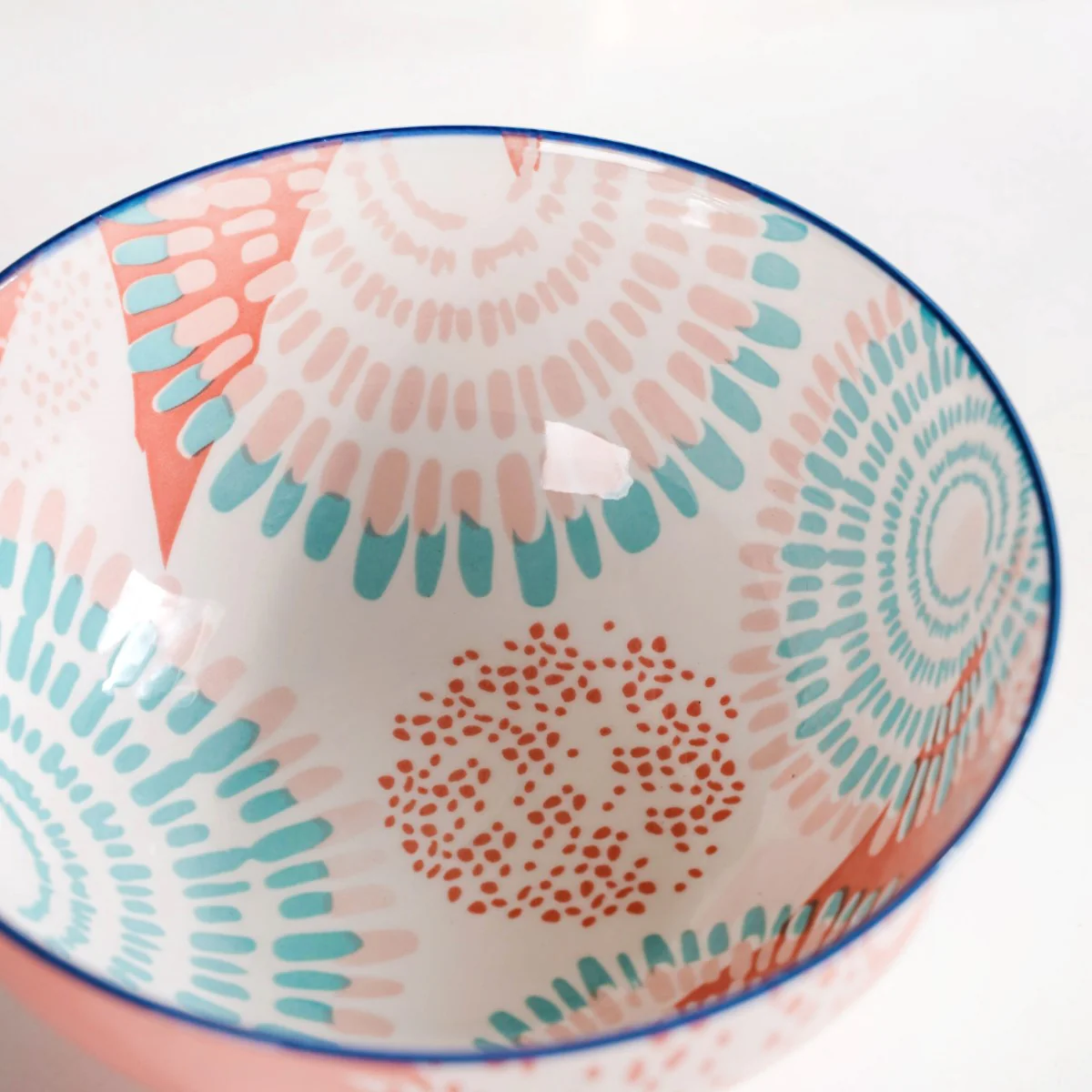 Set Of 2 Pastel Ceramic Serving Bowls 1650ml - Image 9