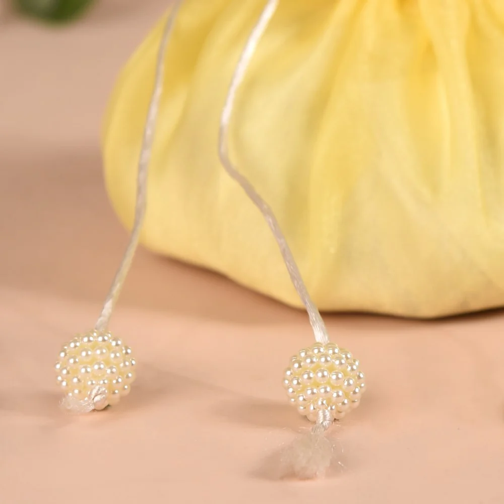 Set Of 2 Pearl Embellished Potli Bags - Image 10