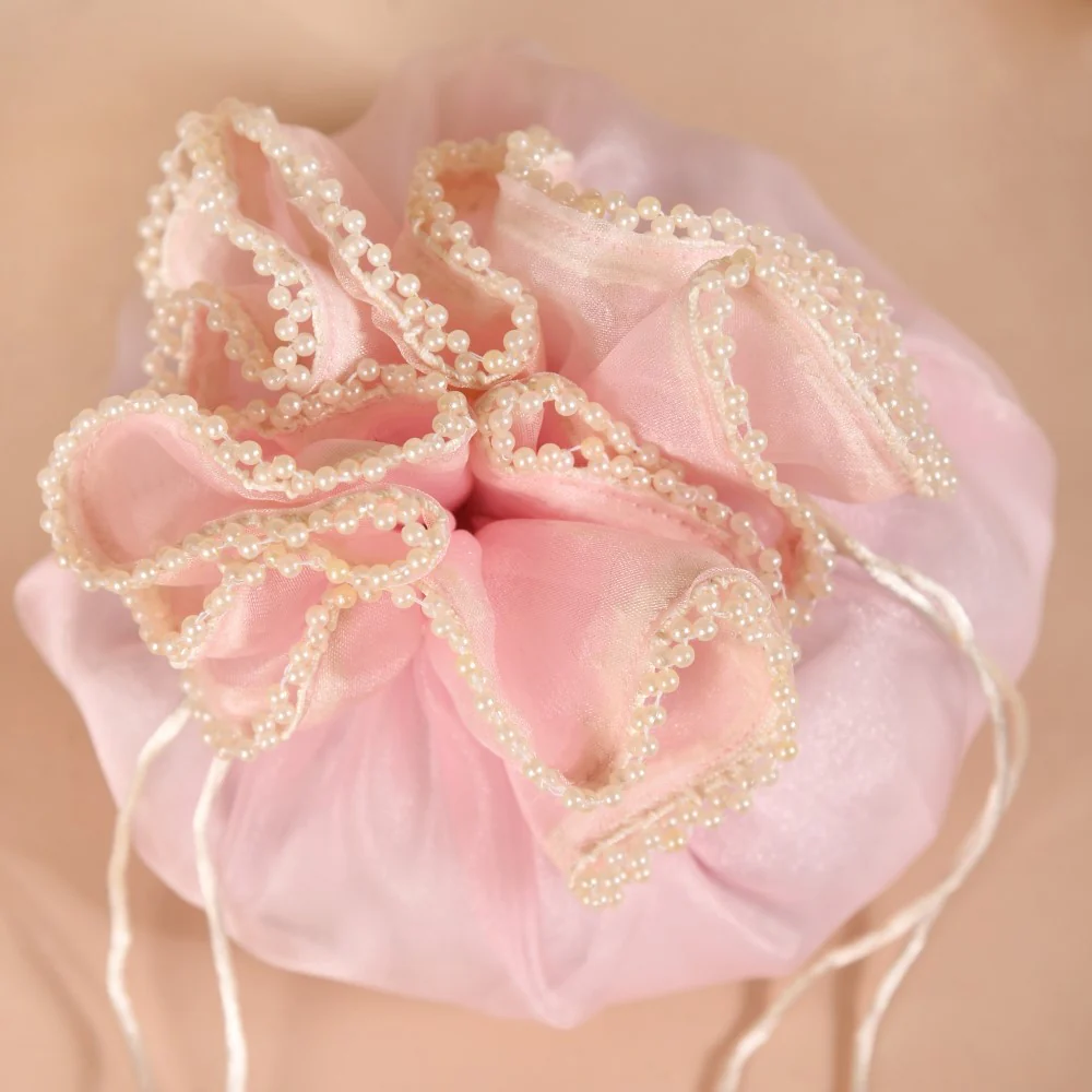 Set Of 2 Pearl Embellished Potli Bags - Image 9