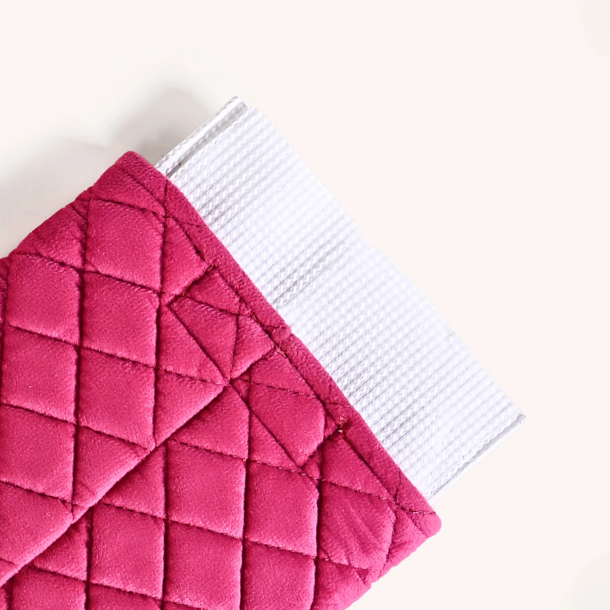 Set Of 2 Quilted Velvet Tissue Holders For Cars - Image 9