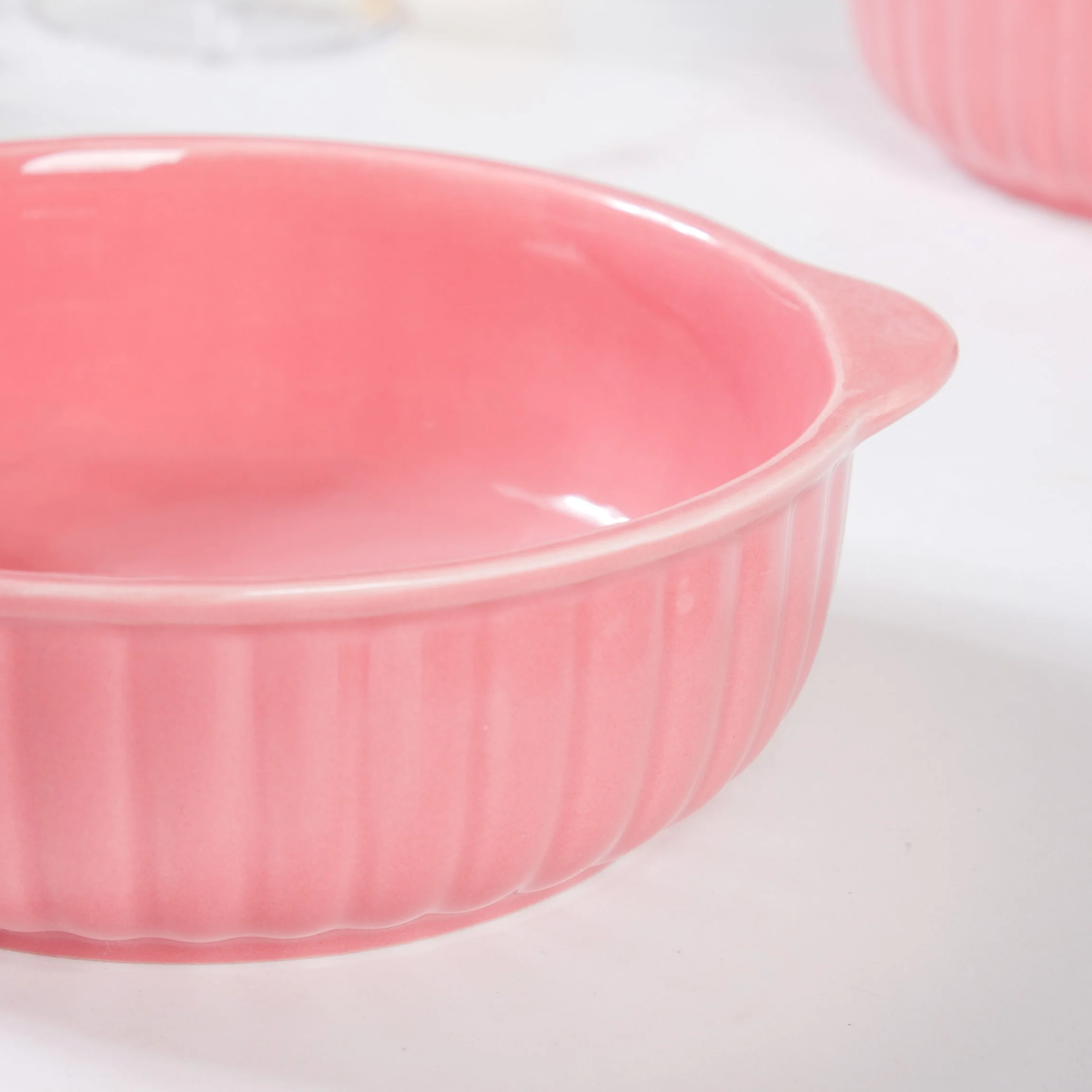 Set Of 2 Reeded Serving Dishes 800ml - Image 7