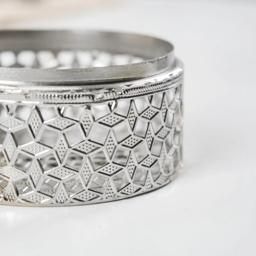 Set Of 2 Round Gift Box Silver - Image 10