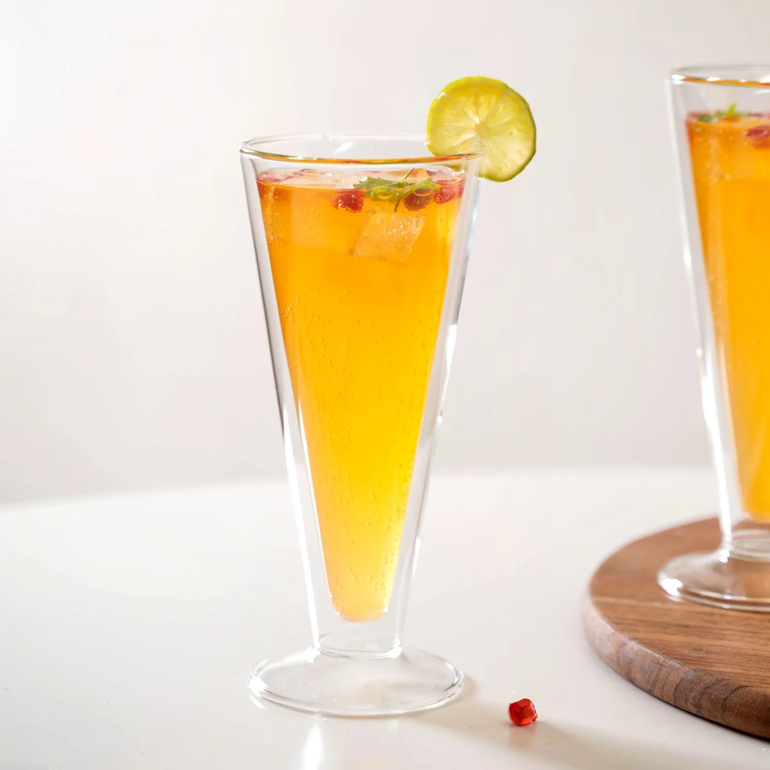 Set Of 2 Tall Double Wall Cocktail Glasses 300ml - Image 6