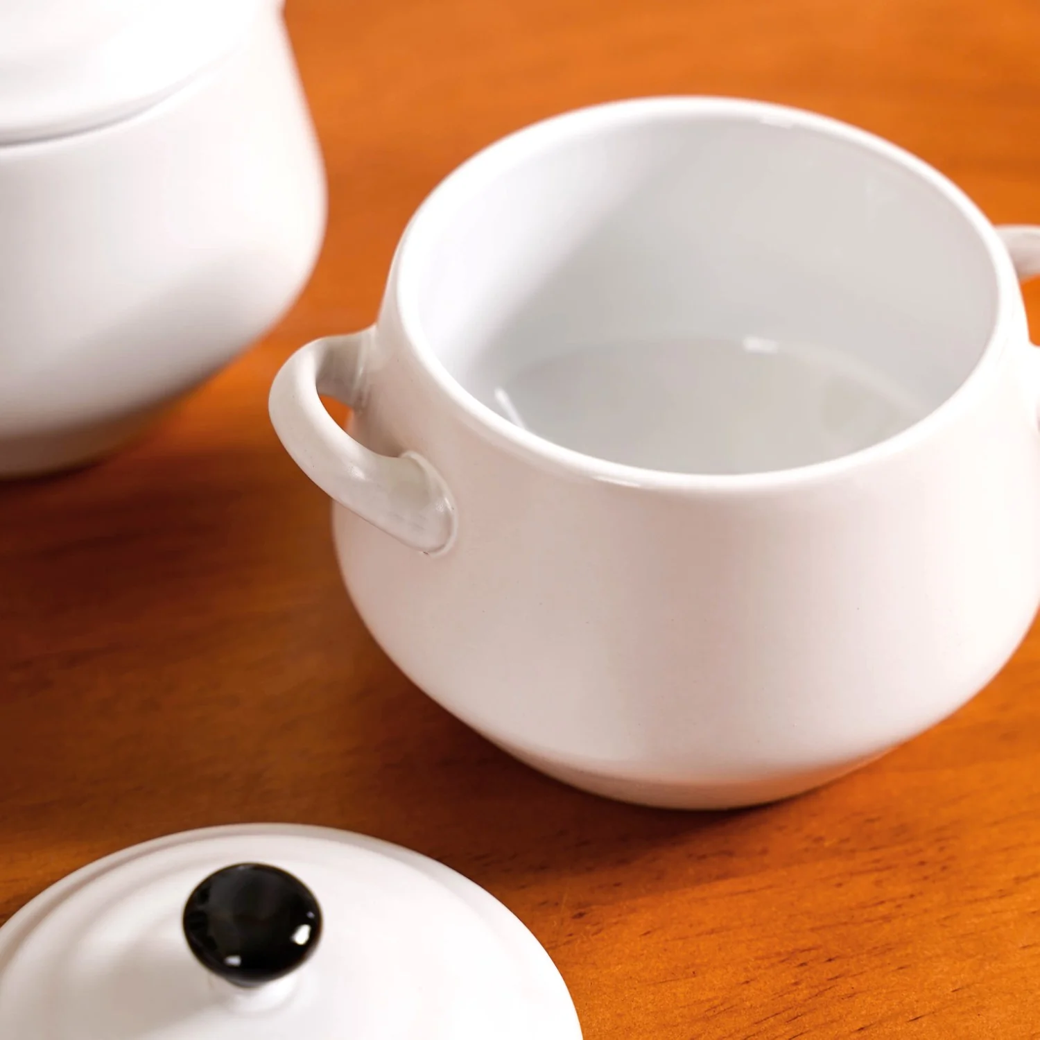 Set Of 2 White Amara Ceramic Noodle Soup Bowl 450ml - Image 6