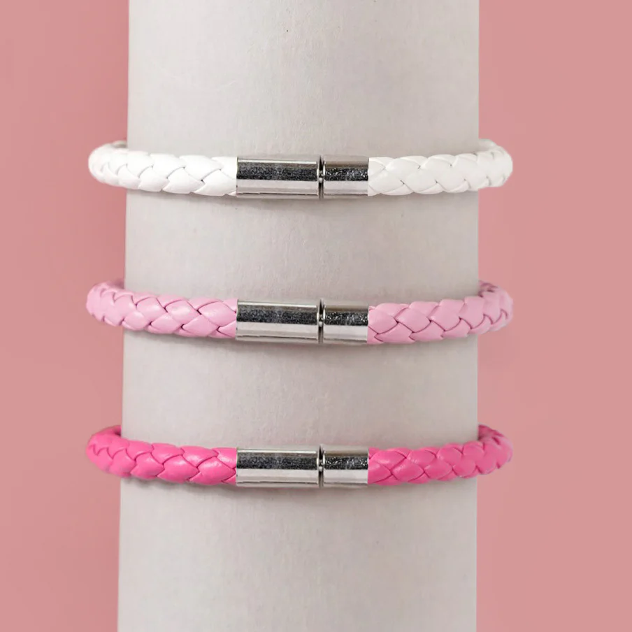 Set Of 3 Braided Girly Stacking Bracelet - Image 3