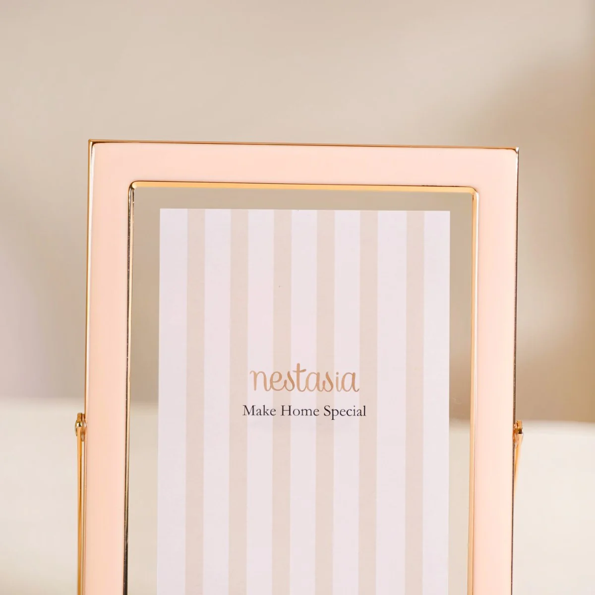 Set Of 3 Luxury Tabletop Photo Frames Peach - Image 11
