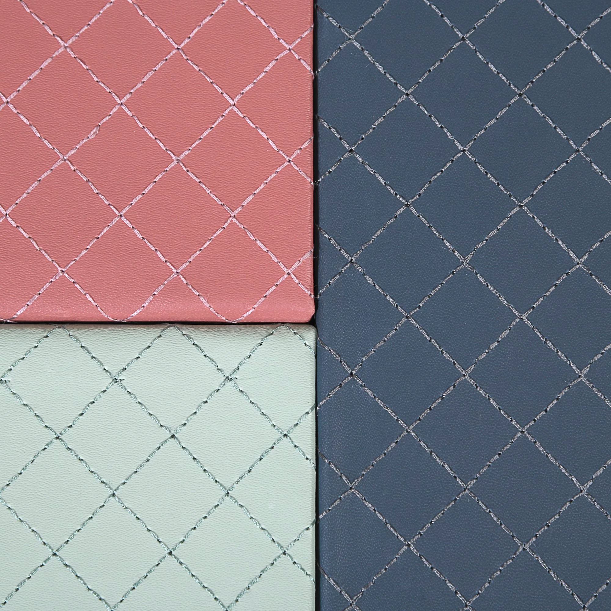 Set Of 3 Quilted Faux Leather A5 Notebooks - Image 8
