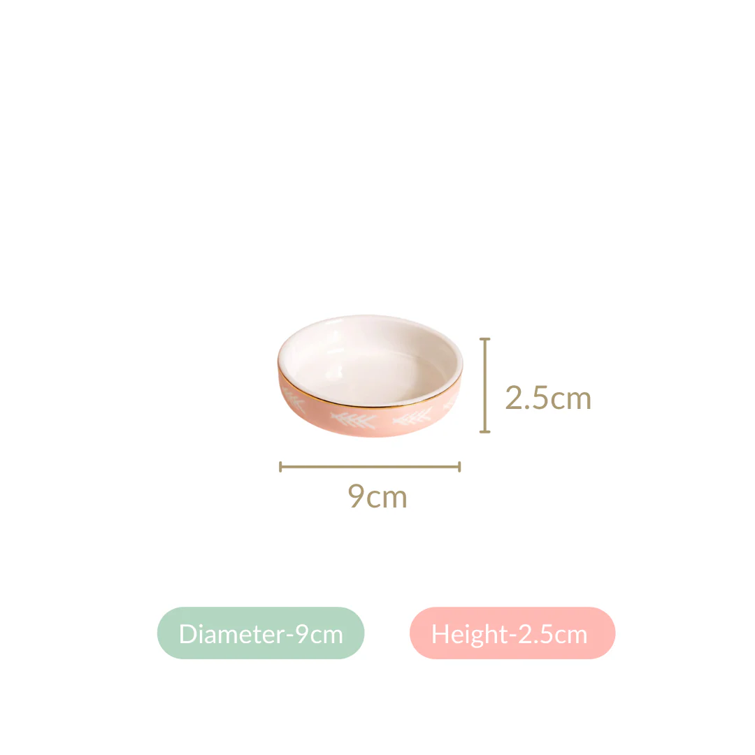 Set Of 4 Azo Dessert Plates Pink - Image 5