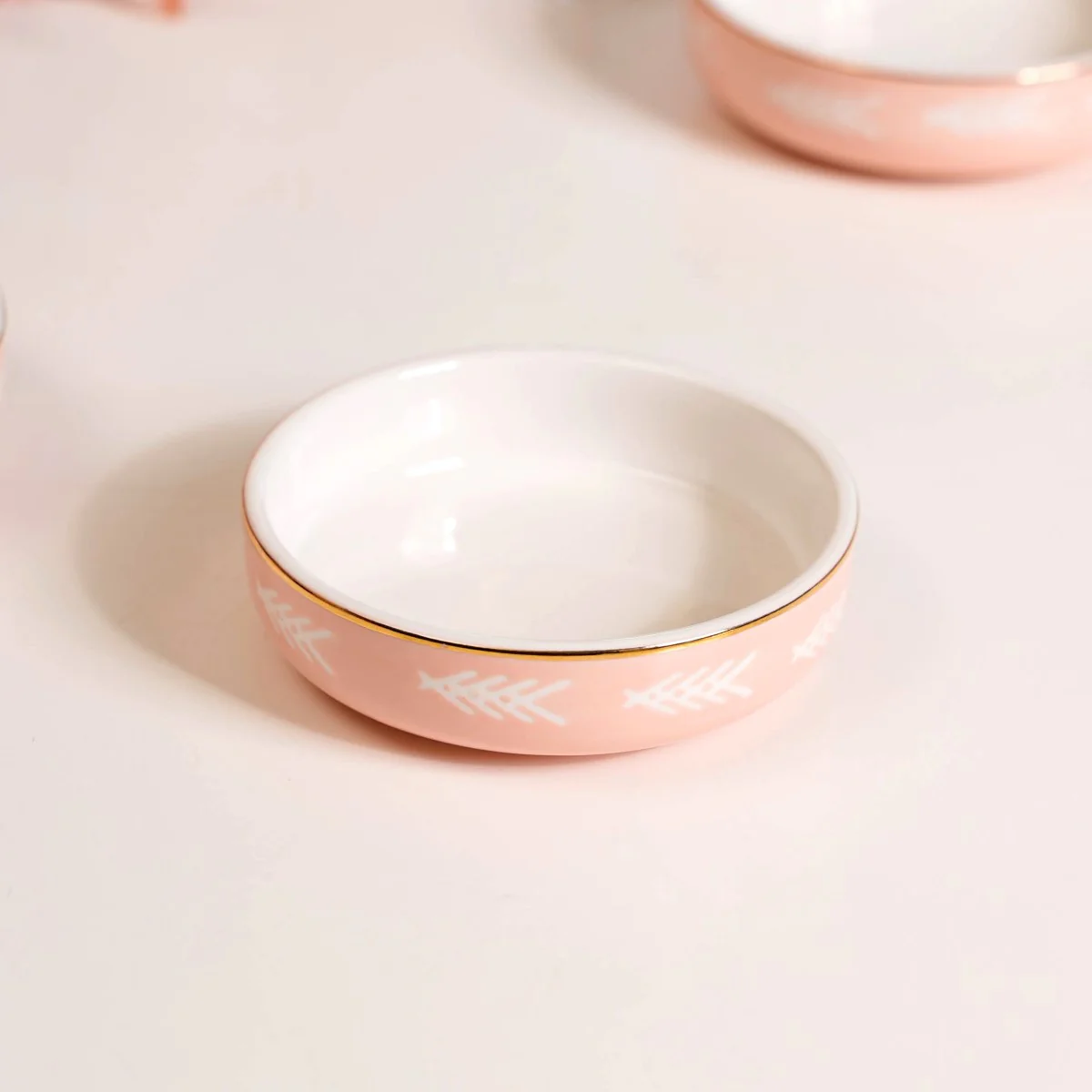 Set Of 4 Azo Dessert Plates Pink - Image 6