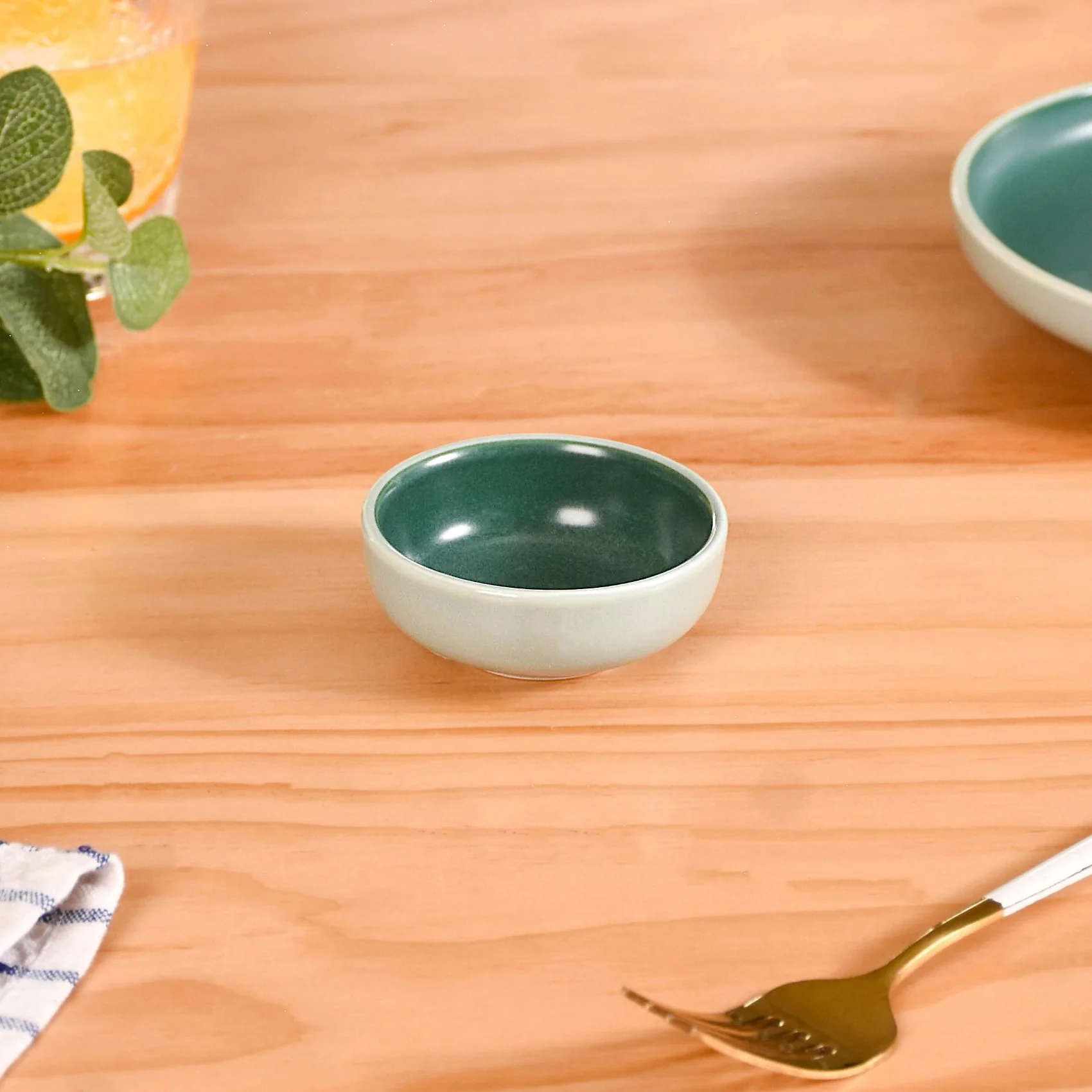Set Of 4 Green Zoella Dip Dishes 100ml - Image 6