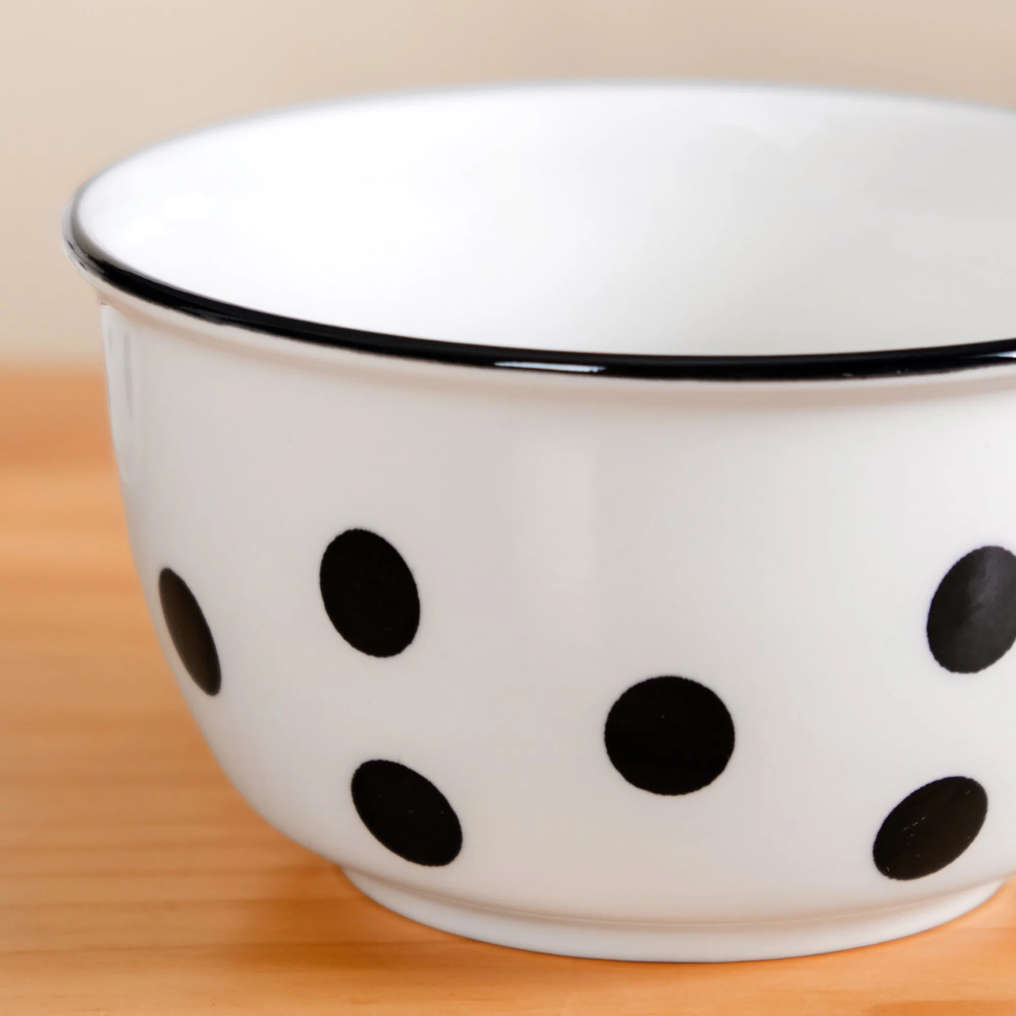 Set Of 4 Polka Dot Soup Bowl With Spoon 350ml - Image 9