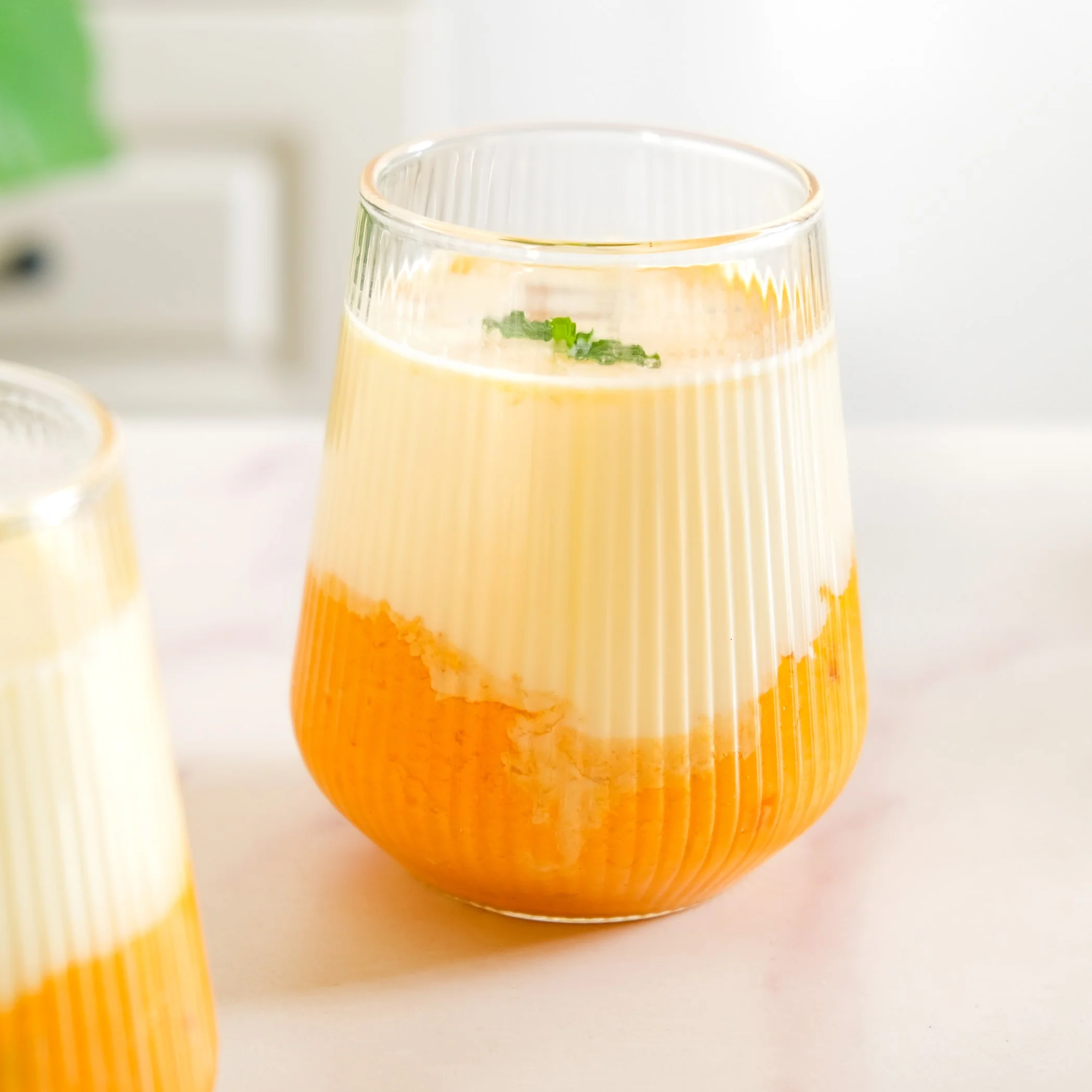 Set Of 4 Ribbed Glass 500ml - Image 9