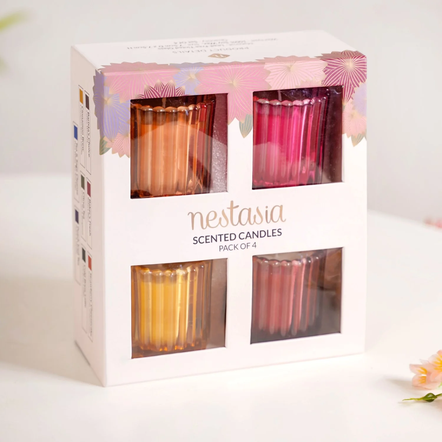 Set Of 4 Sweet Moments Scented Candle - Image 2