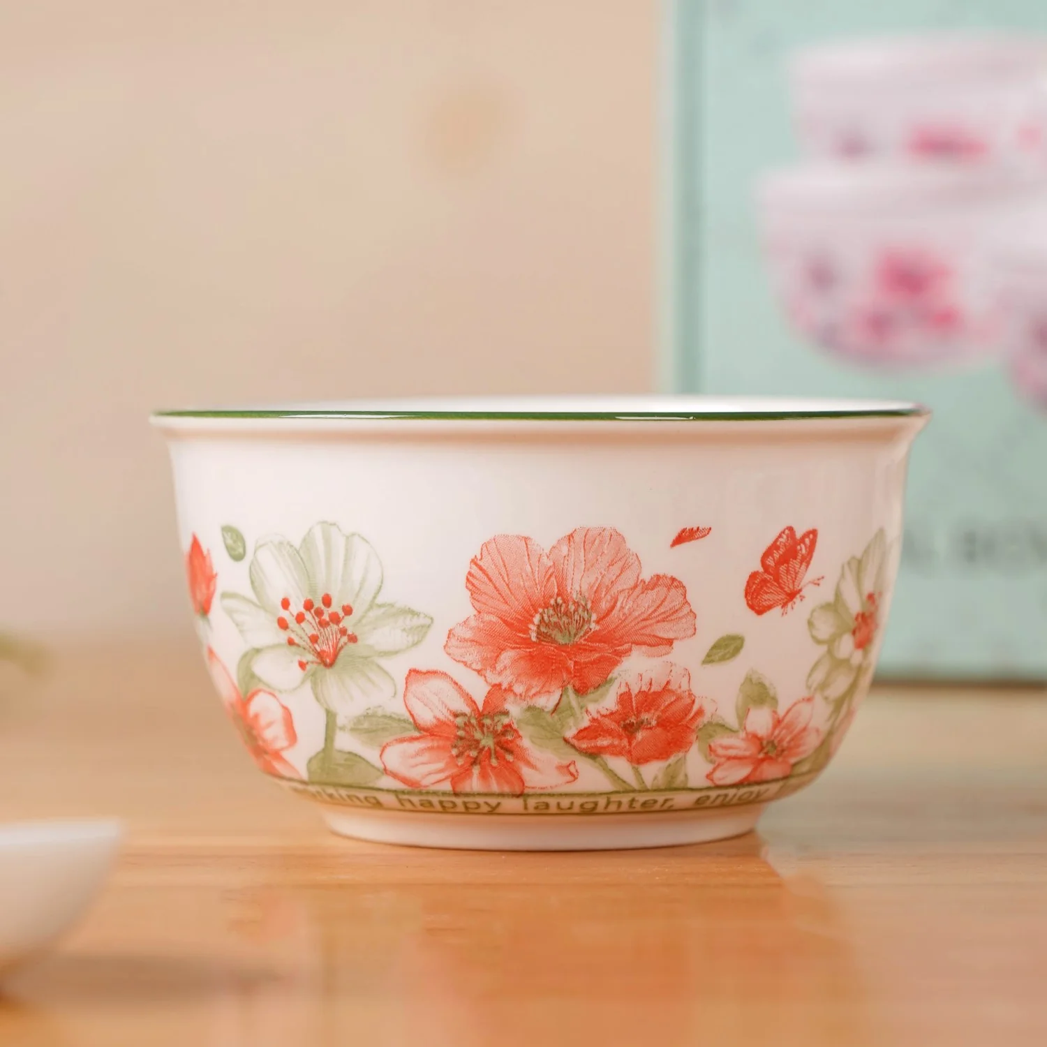 Set Of 4 Verona Soup Bowls With Spoons 400ml - Image 6