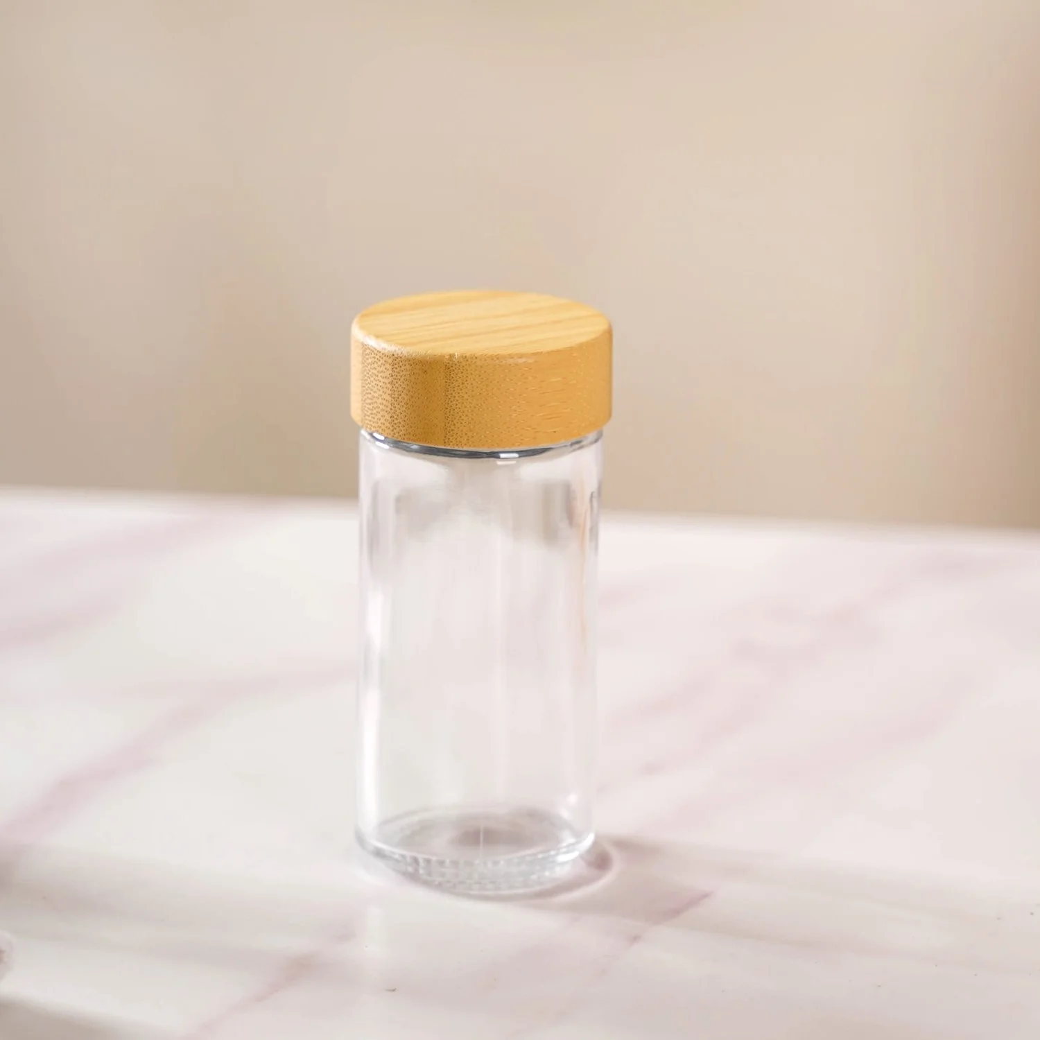Set Of 6 Airtight Seasoning Jars With Wooden Stand 80ml - Image 8