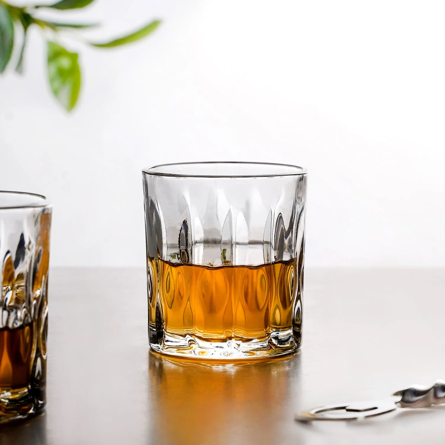 Set Of 6 Luxury Engraved Whiskey Scotch Glass 230ml