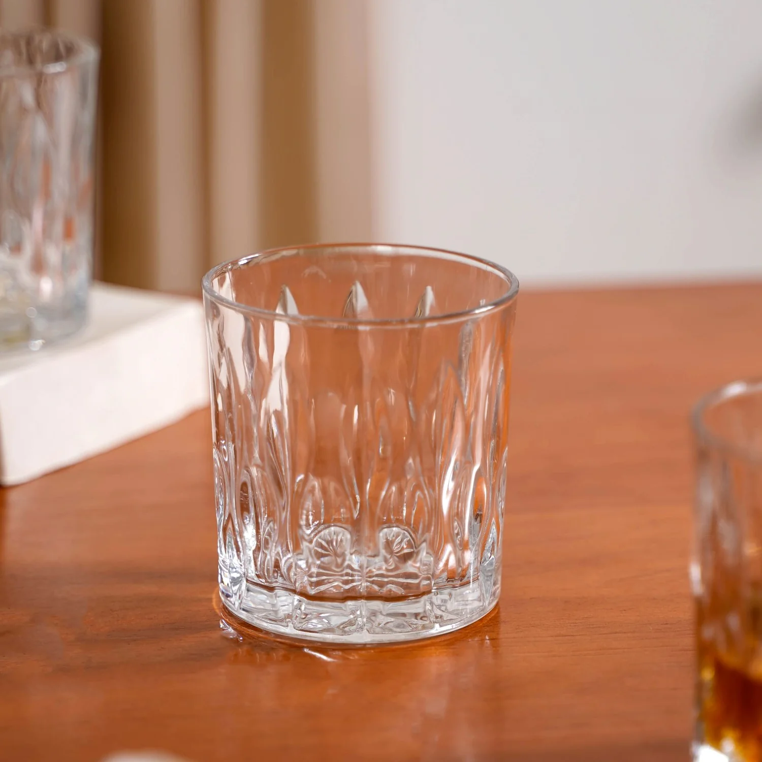 Set Of 6 Luxury Engraved Whiskey Scotch Glass 230ml - Image 7