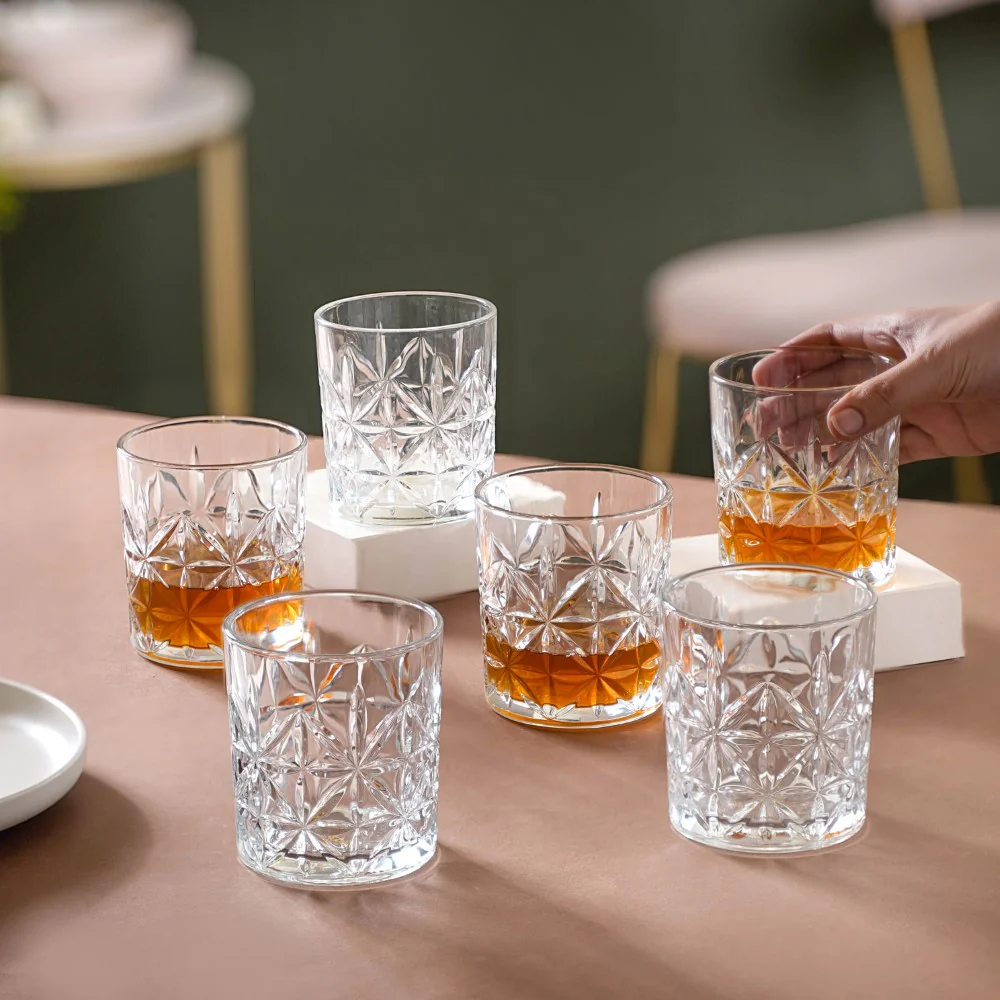 Set Of 6 Party Drinks Glass 300ml - Image 2