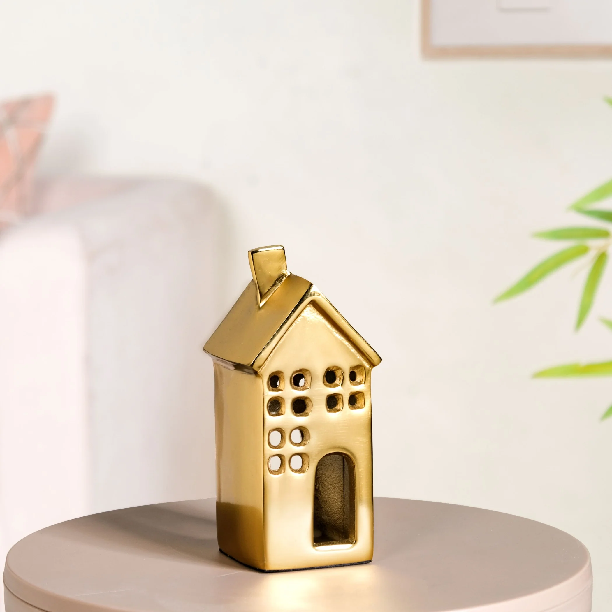 Shimmer Haus Gold Candle Holder - Image 2