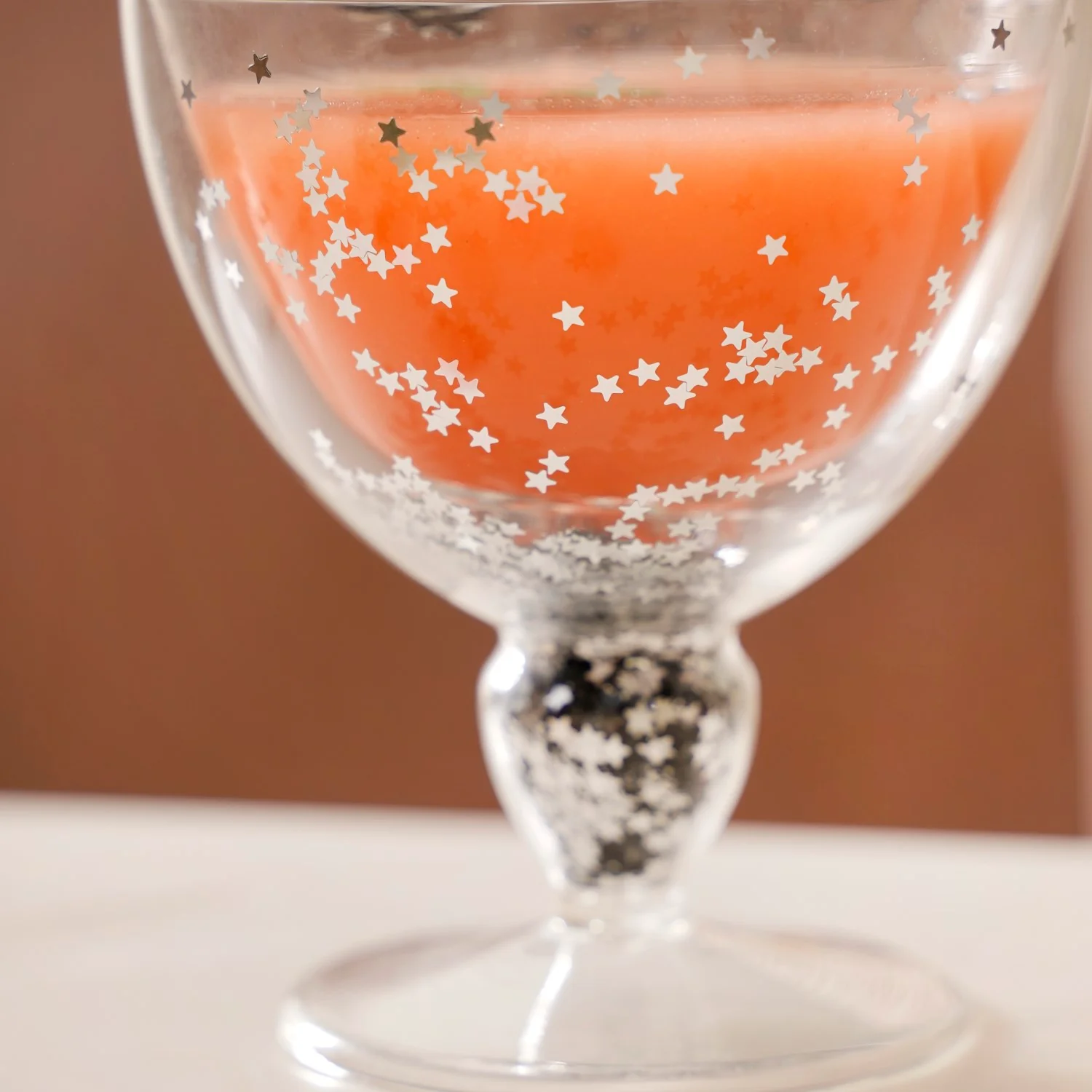 Shimmering Double Wall Stemmed Glass Goblet Set Of 2 250ml - Image 8