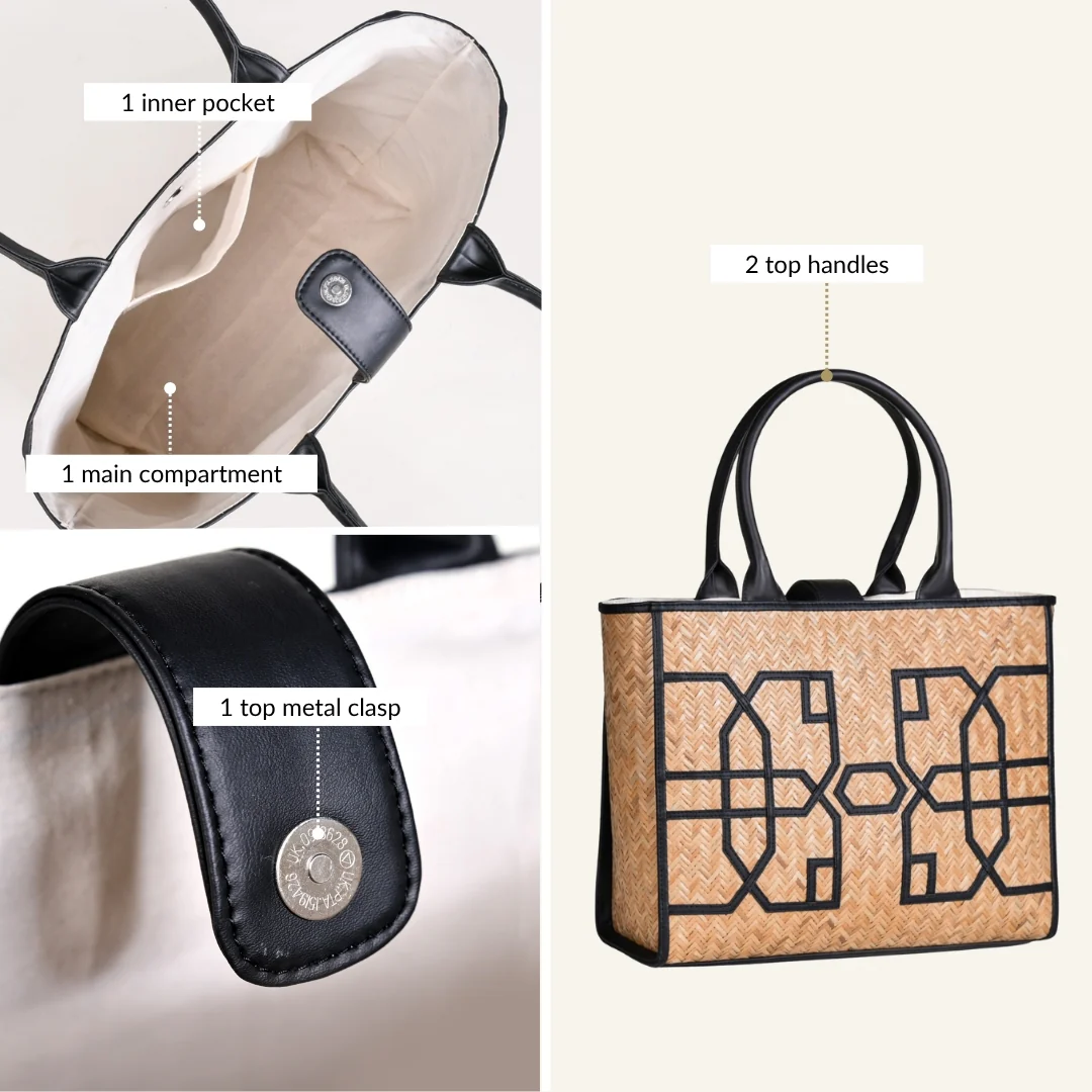 BreezeBag Carryall Black Tote - Image 5