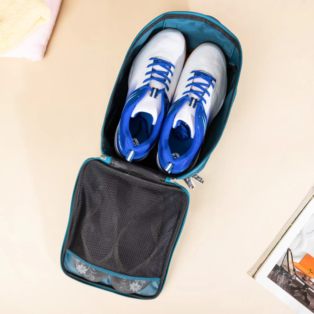Shoe Travel Bag Teal 9x12 Inch Waterproof - Image 3