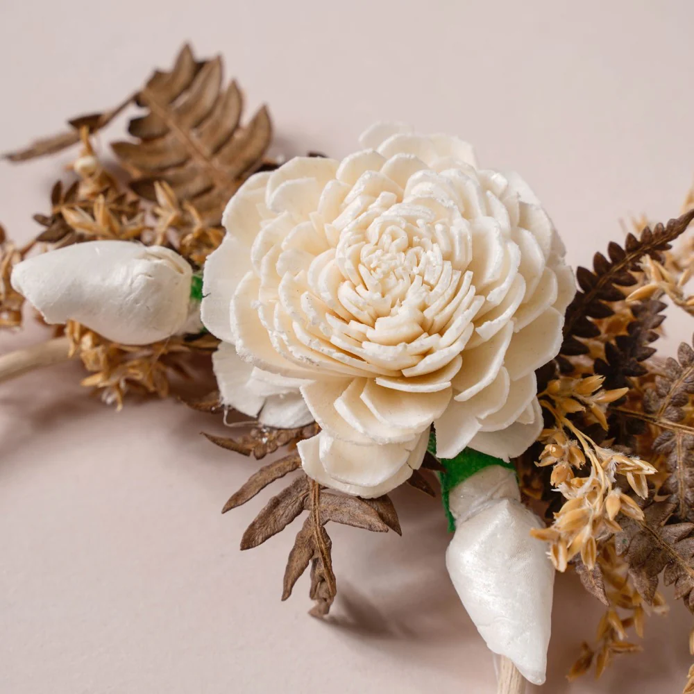 Shola Mini Floral Wreath Set Of 4 - Image 3
