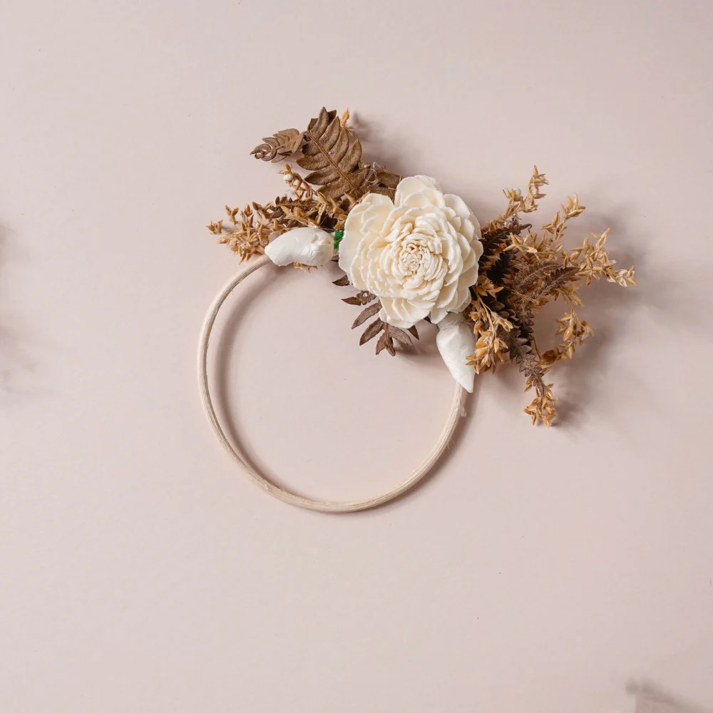 Shola Mini Floral Wreath Set Of 4 - Image 8