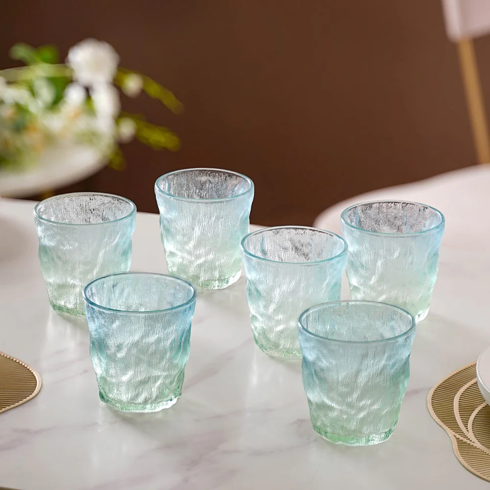 Short Ombre Glacier Glass Set Of 6 250 ml - Image 8