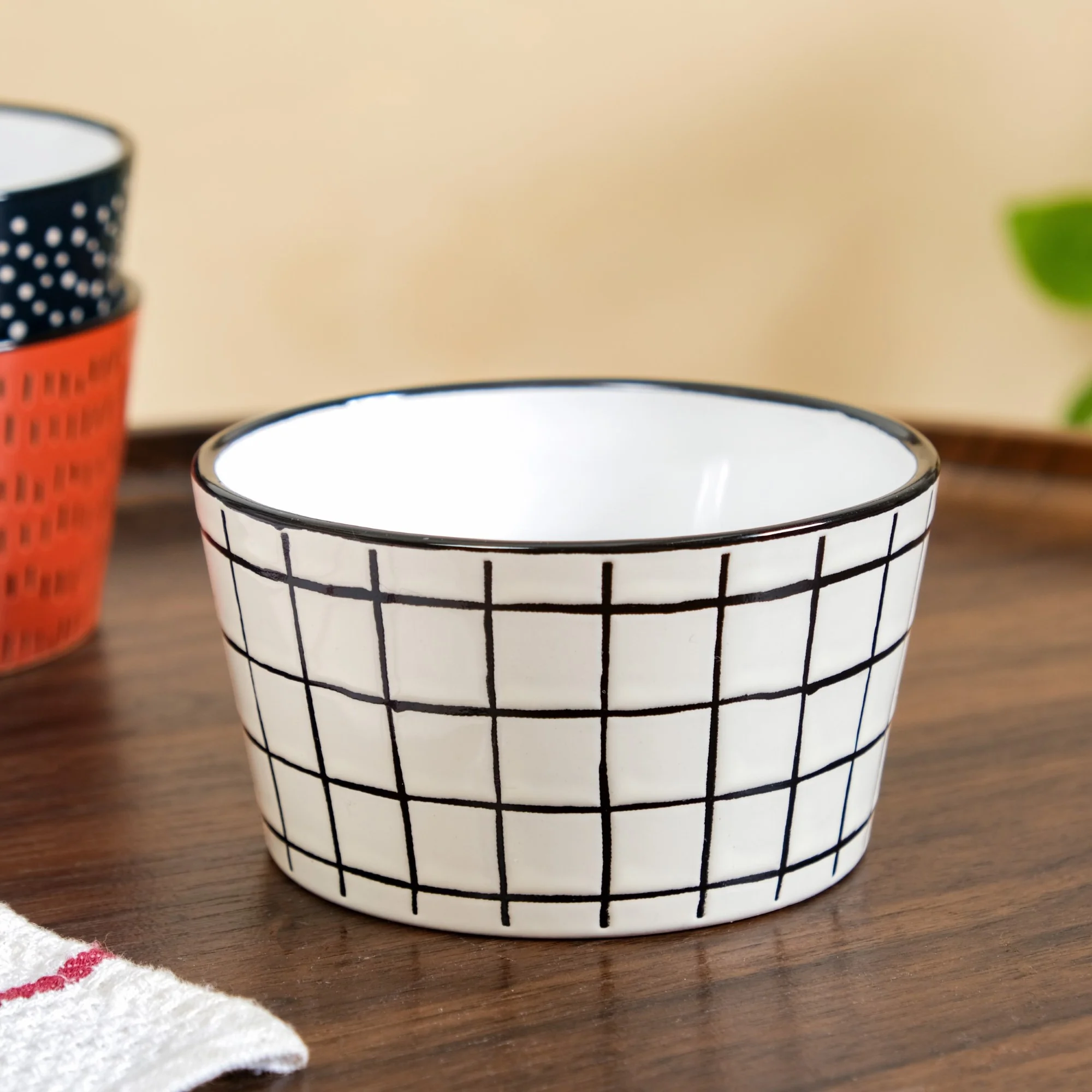 Sienna Ceramic Bowl For Snacks Set Of 4 400ml - Image 7