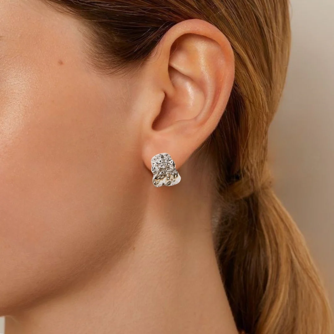 Sienna Hoops Silver - Image 2
