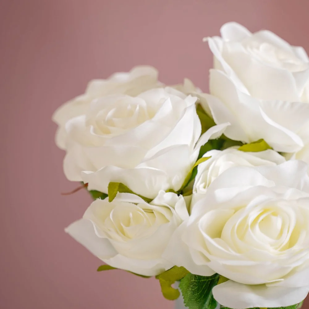 Silk Rose Flower - Image 8