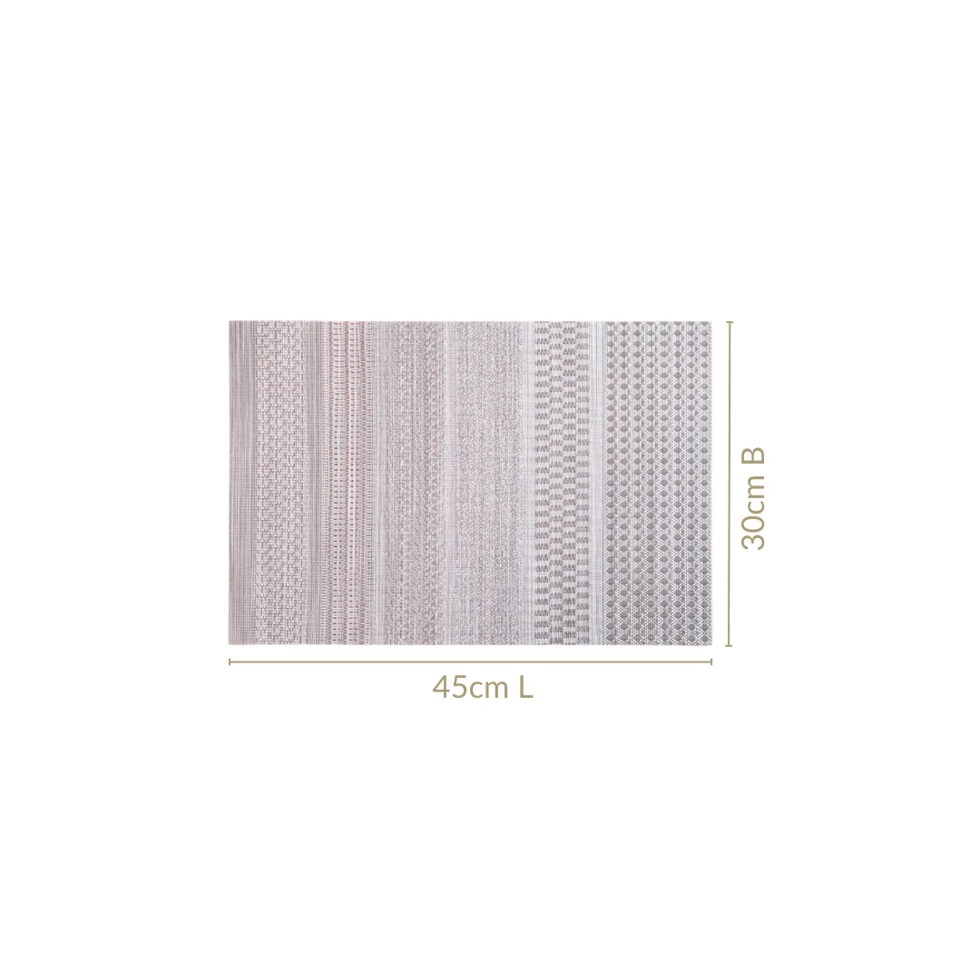 Silver Dinner Table Mat Set Of 6 - Image 4