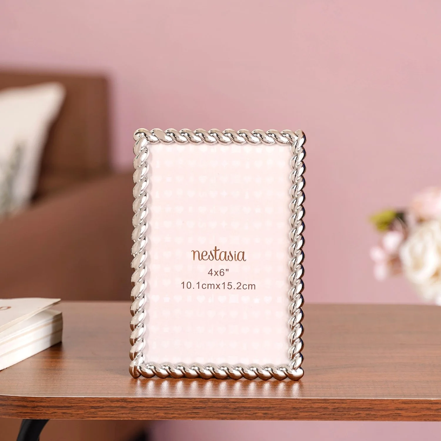 Silver Formal Picture Frame Small 10x15cm