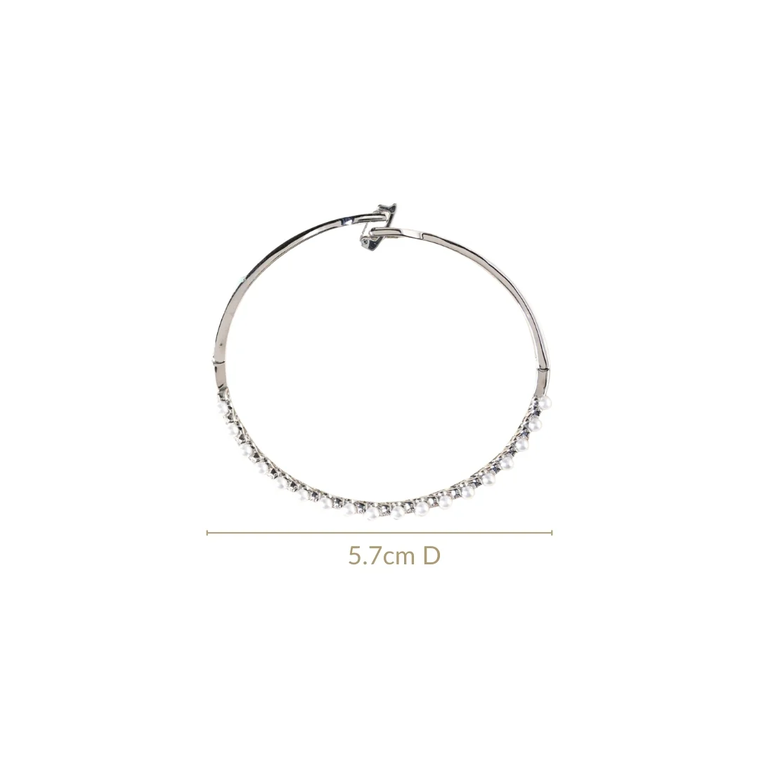 Silver Shimmer Folding Clasp Bracelet - Image 3