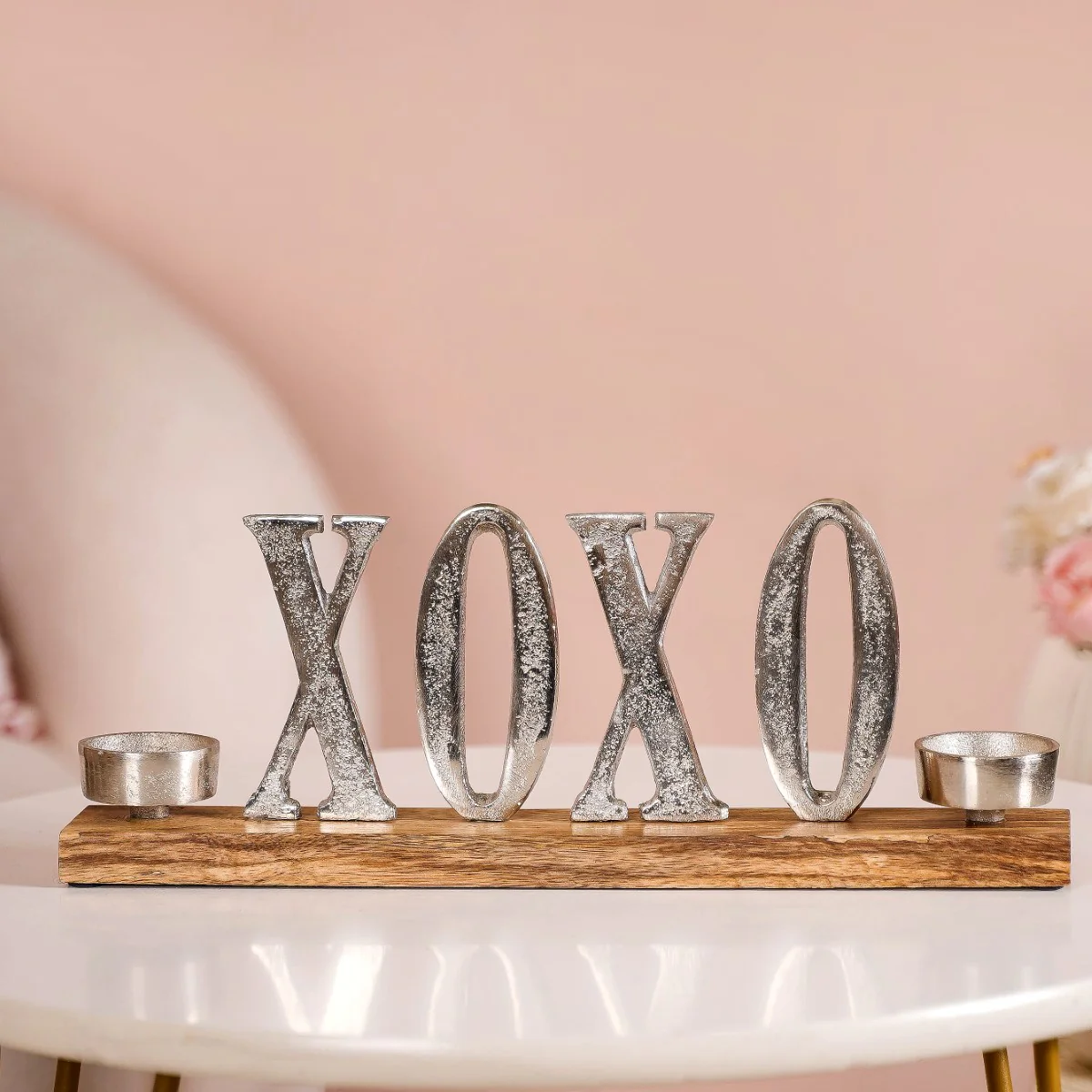 Silver Showpiece With Tealight Holder - Image 8