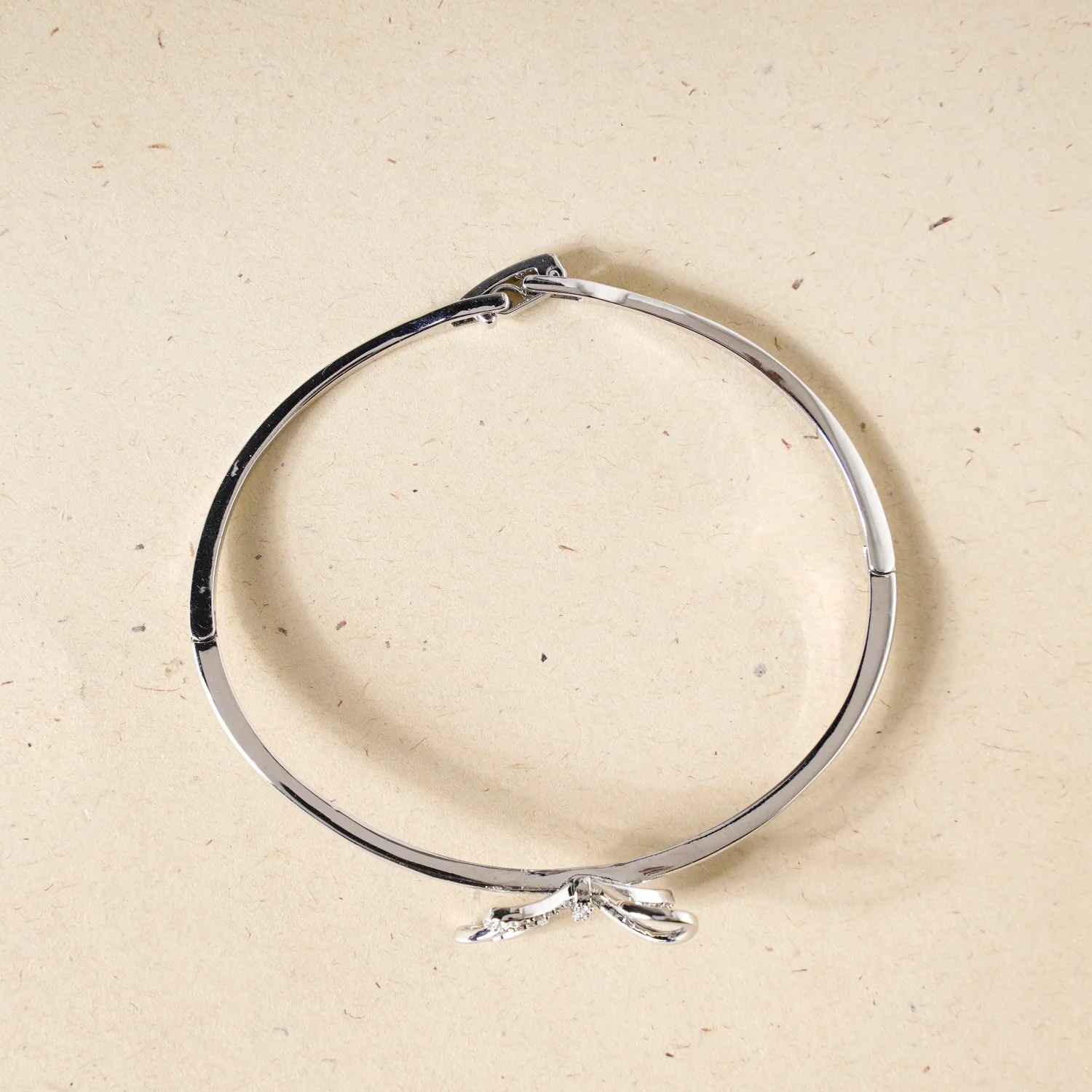 Silvery Shine Knot Bracelet - Image 7
